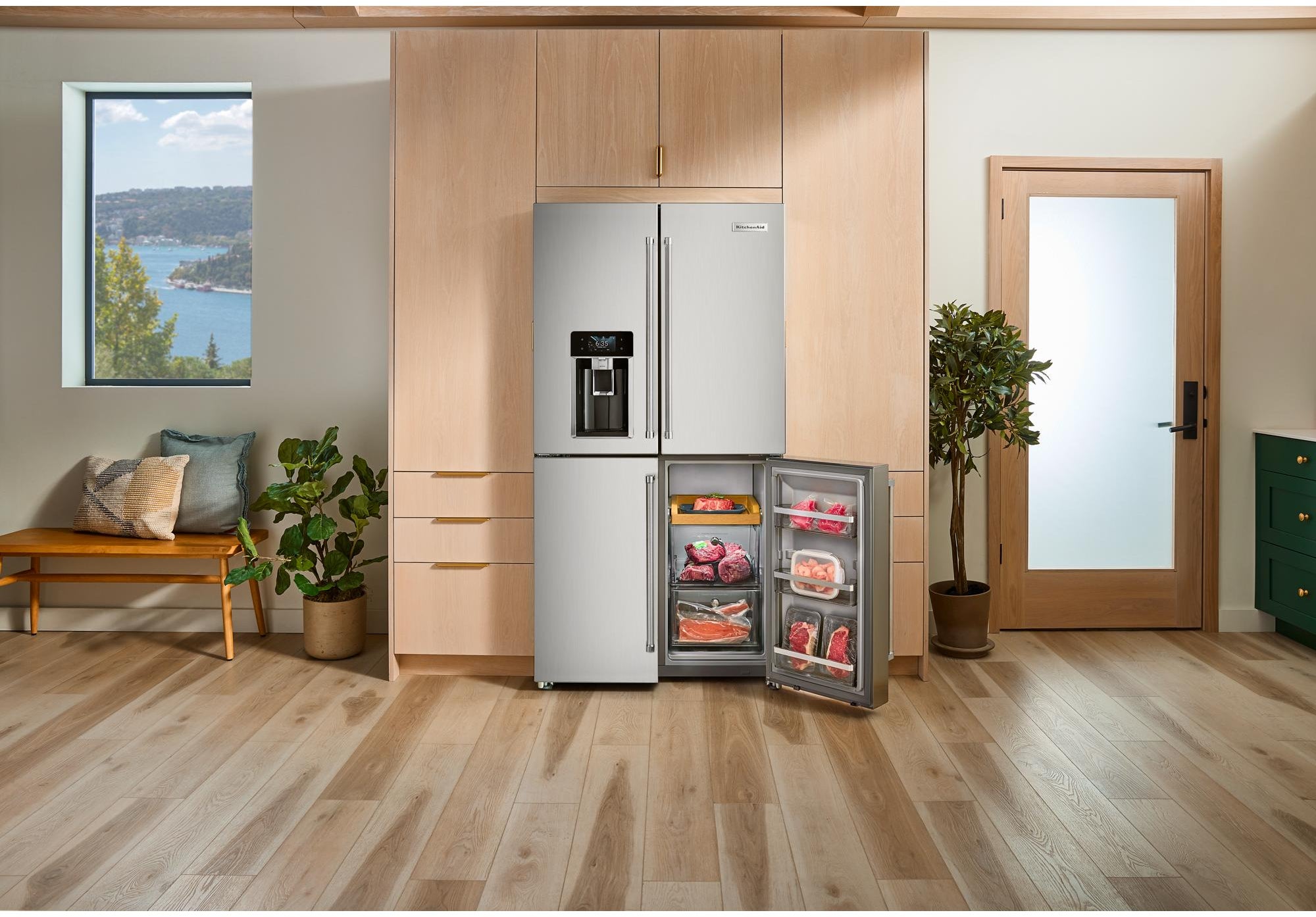 KitchenAid KRQC736RPS 36 Inch Freestanding French Door