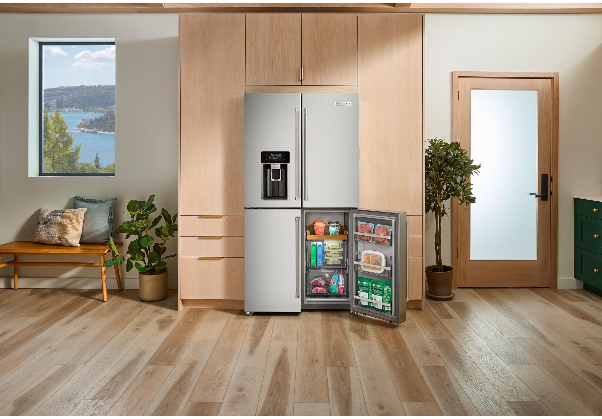 KitchenAid KRQC736RPS 36 Inch Freestanding French Door