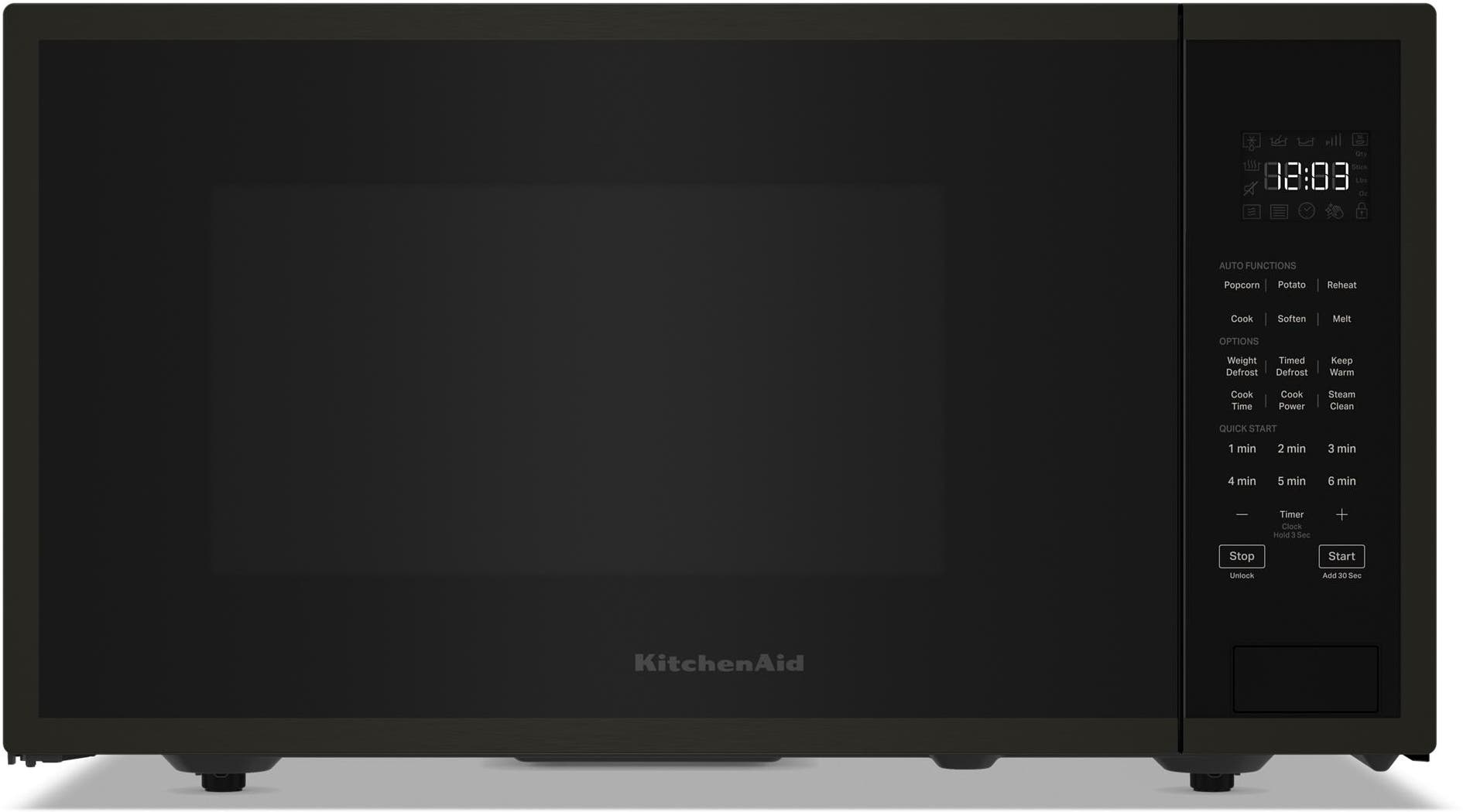 KitchenAid KMCS324RBS Fingerprint Resistant Black Stainless Steel