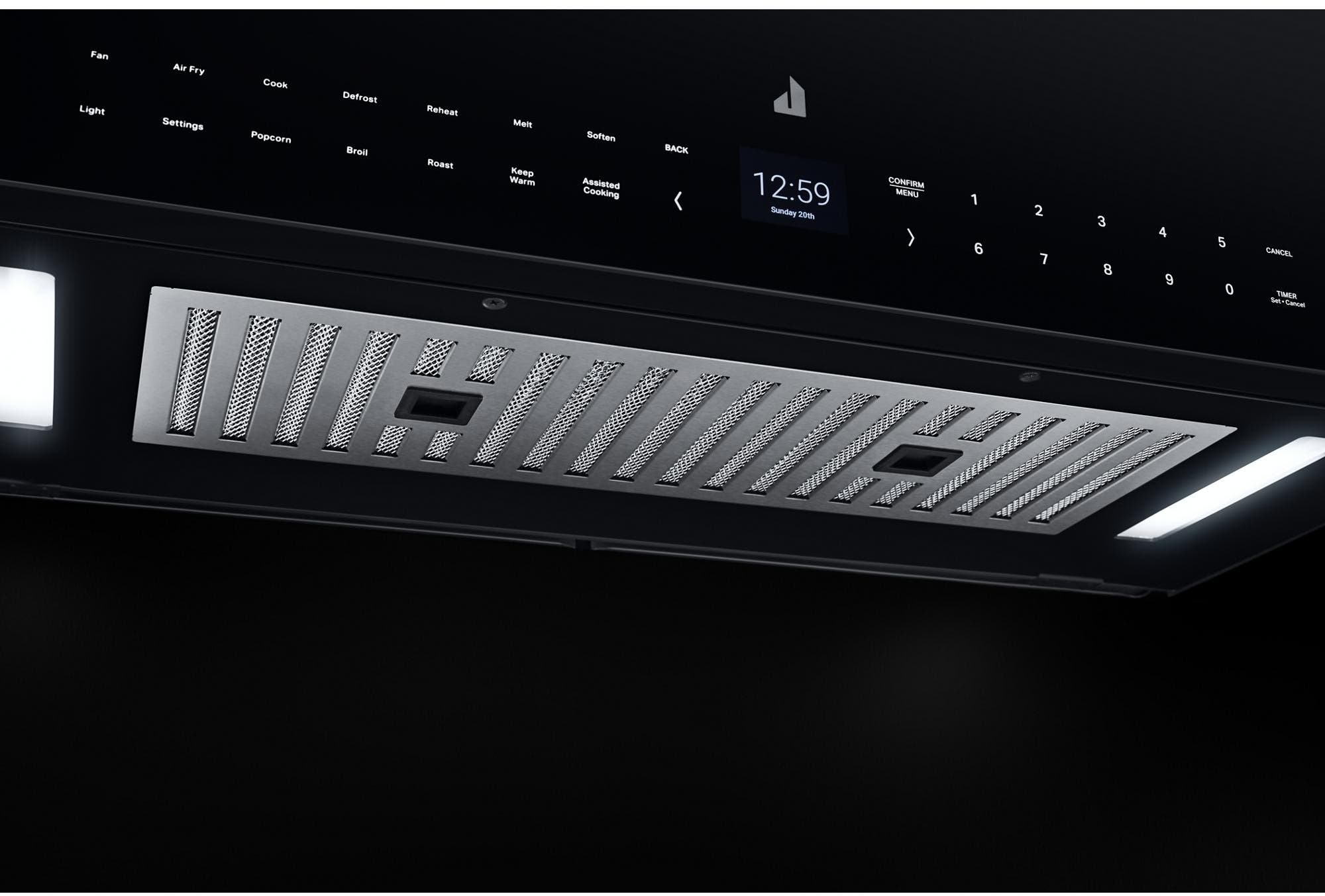 Jenn Air JMHF730RBL Floating Glass Black