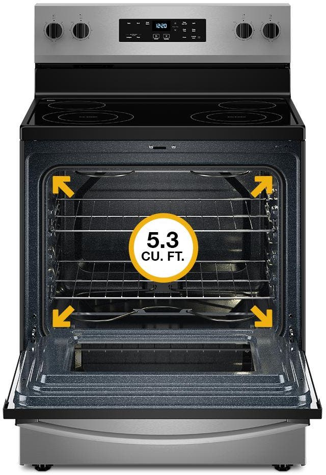 Whirlpool WFES3030RS Stainless Steel