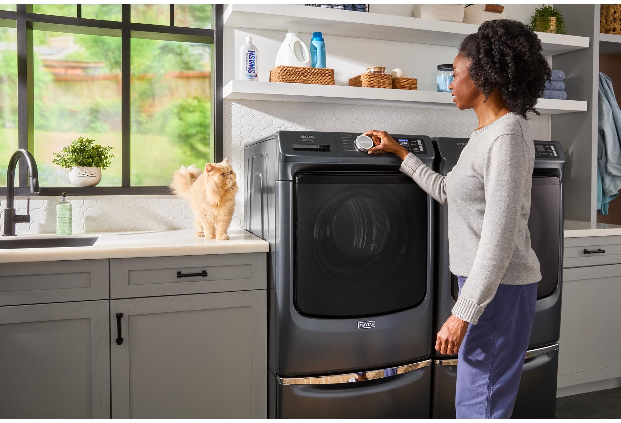 Maytag XHPC155RF Midnight Steel