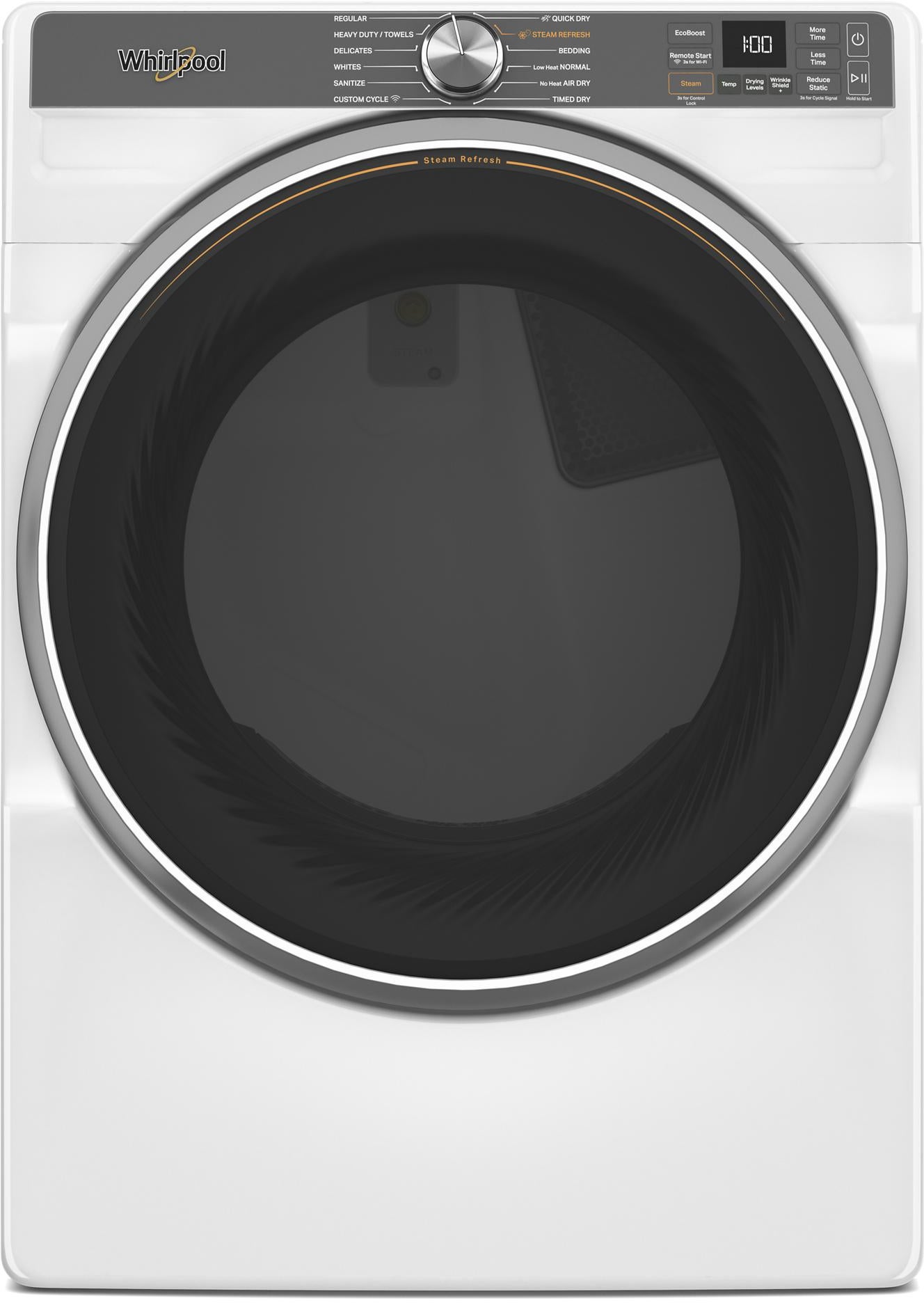 Whirlpool WGD6720RW 27 Inch Smart Gas Dryer White | Plesser's