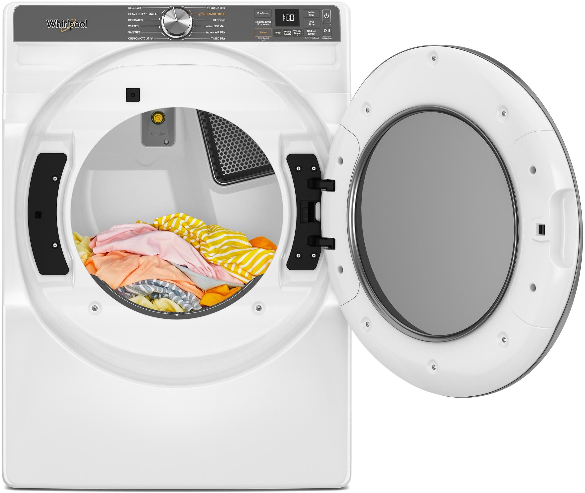 Whirlpool WED6720RW 27 Inch Smart Front Load Electric Dryer White