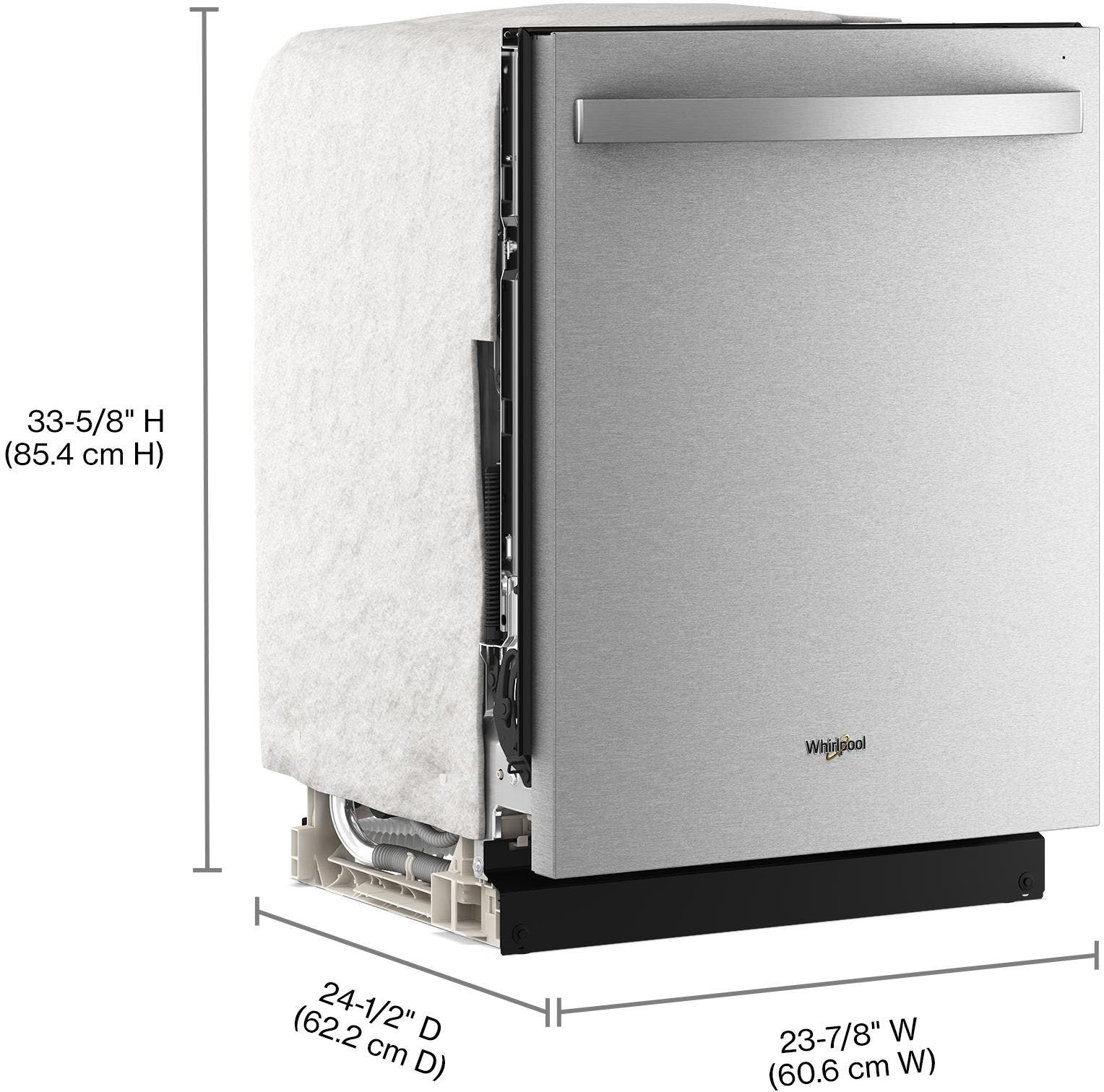 Whirlpool WDTS8024SZ Fingerprint-Resistant Stainless Steel