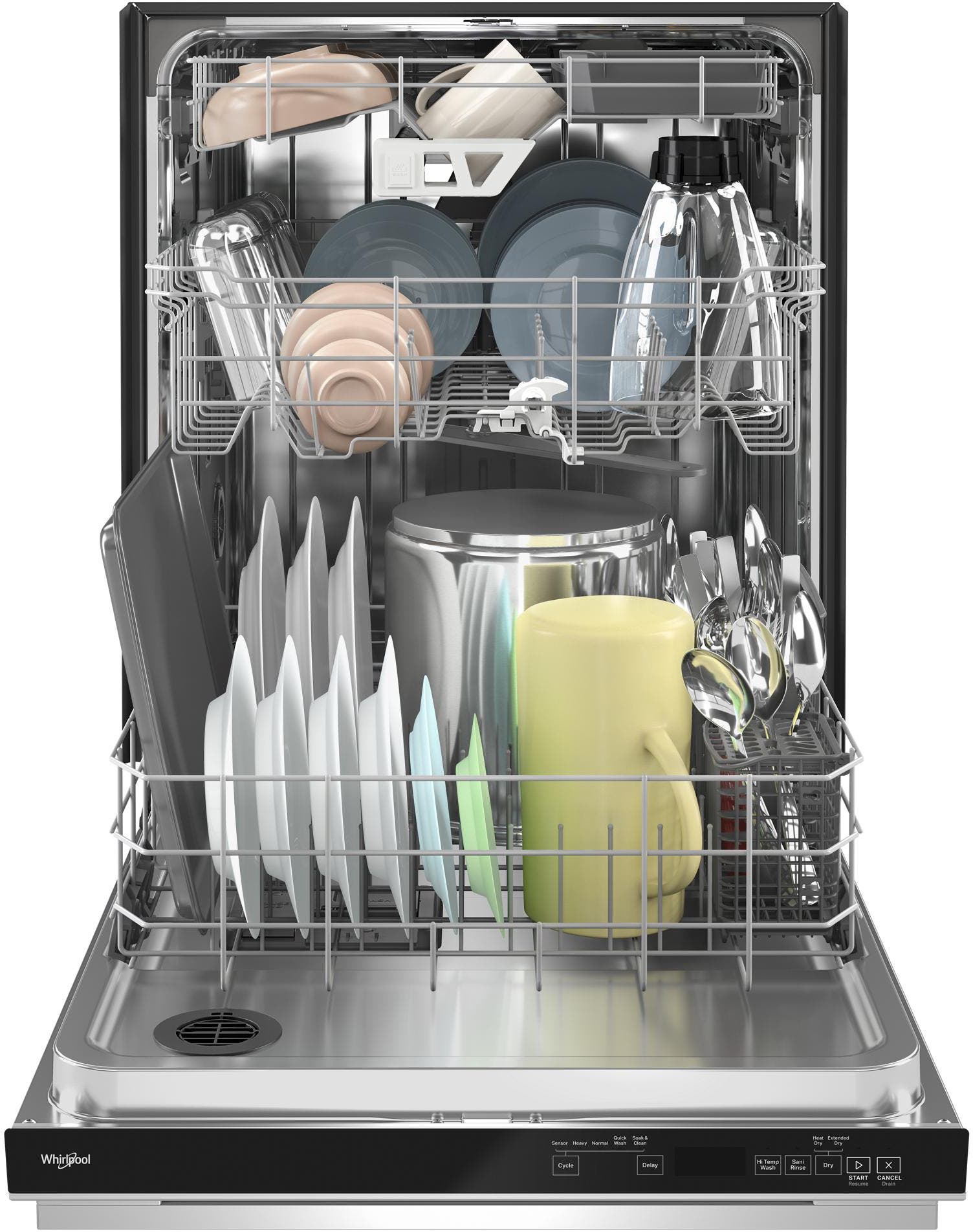 Whirlpool WDTS7024RZ Fingerprint Resistant Stainless Steel