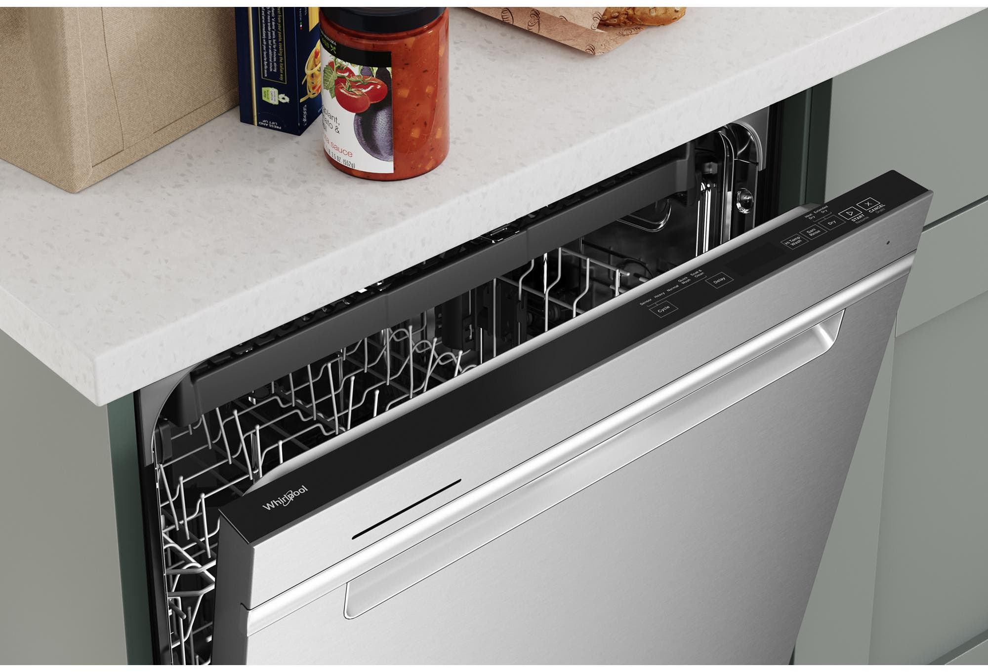 Whirlpool WDTS7024RZ Fingerprint Resistant Stainless Steel