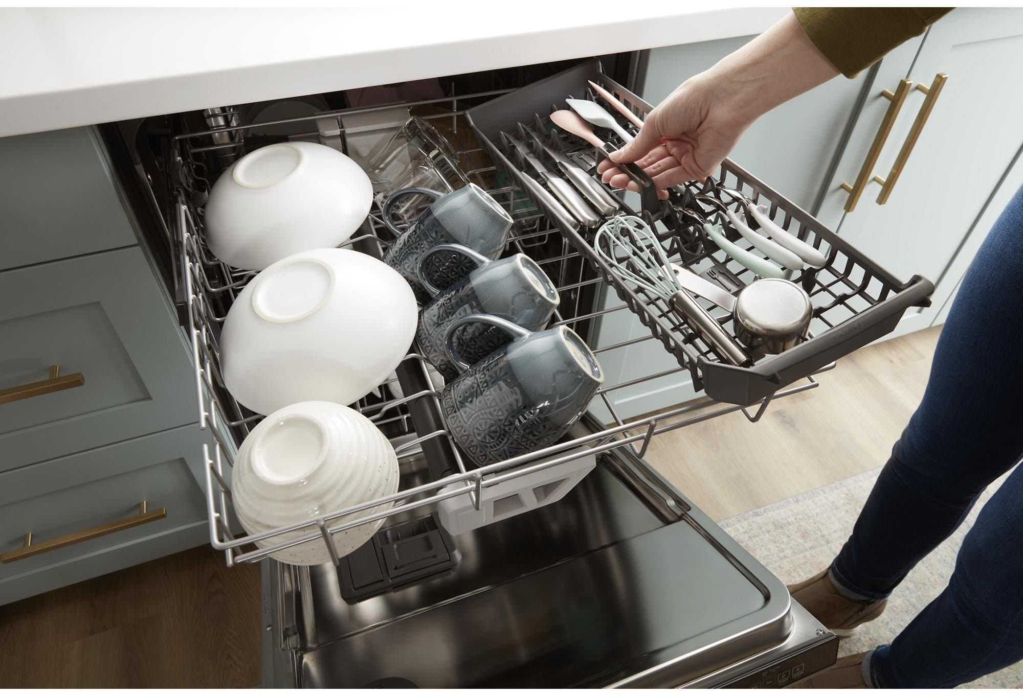 Whirlpool WDTS7024RZ Fingerprint Resistant Stainless Steel