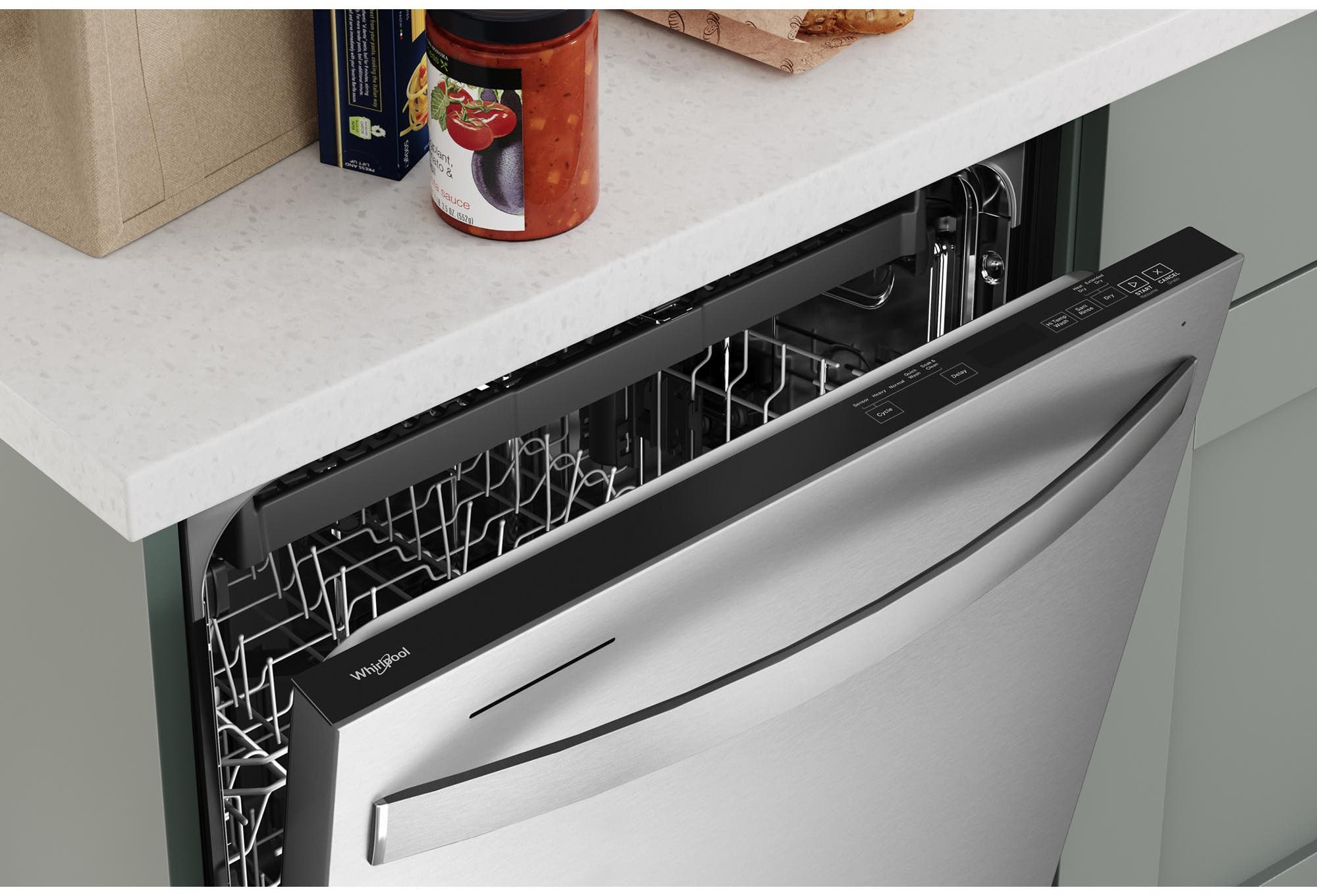 Whirlpool WDTS7024RZ Fingerprint Resistant Stainless Steel
