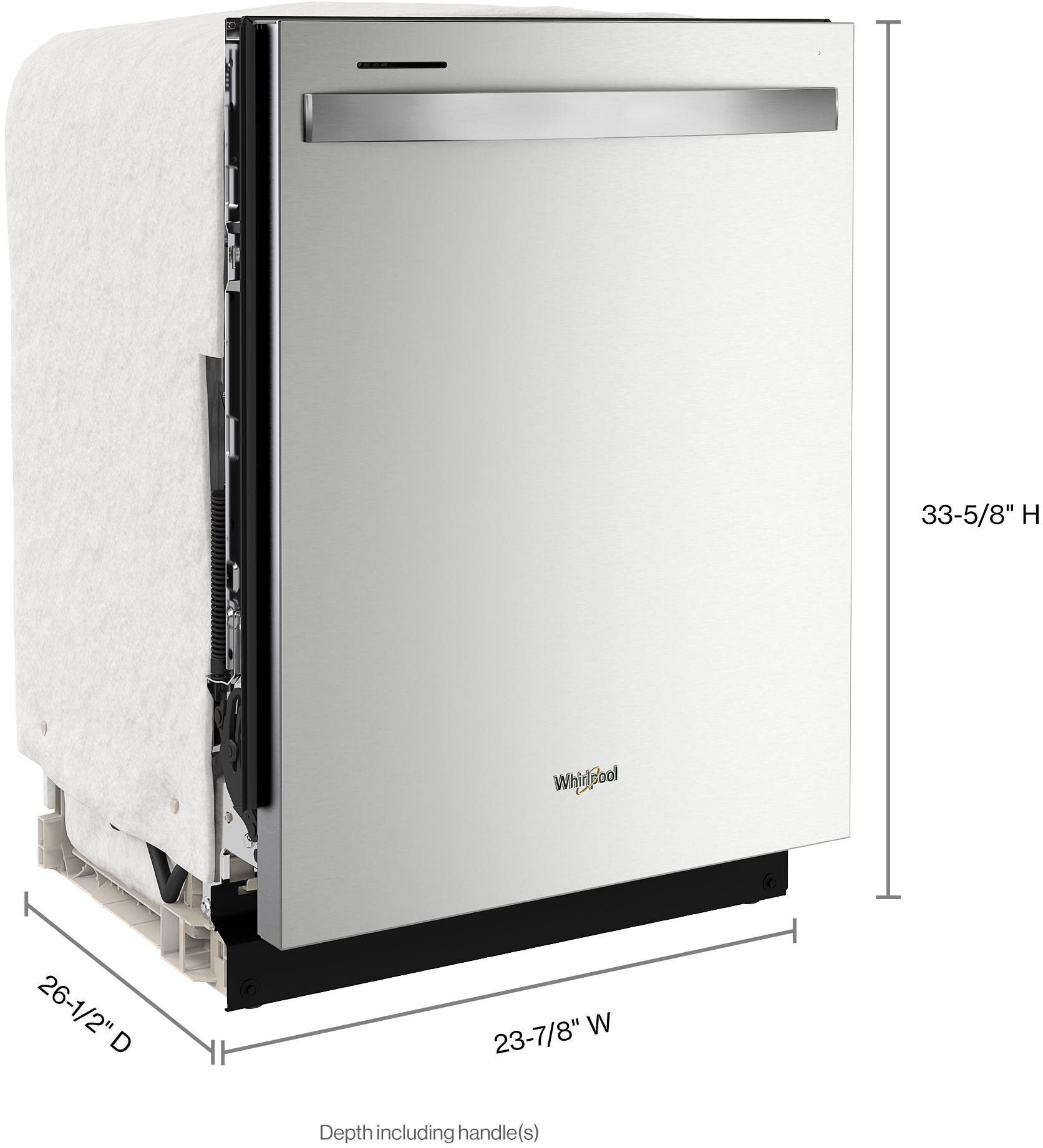 Whirlpool WDTS7024RZ Fingerprint Resistant Stainless Steel