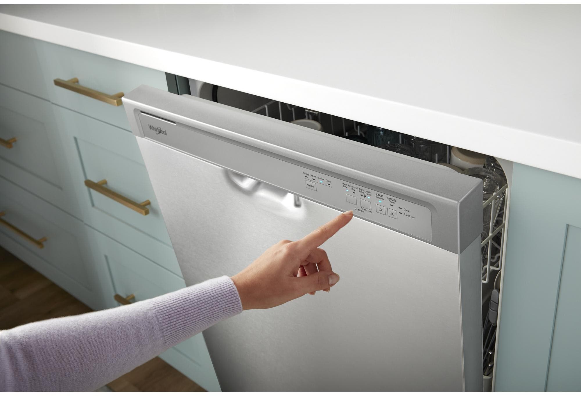 Whirlpool WDF341PAPM Monochromatic Stainless Steel
