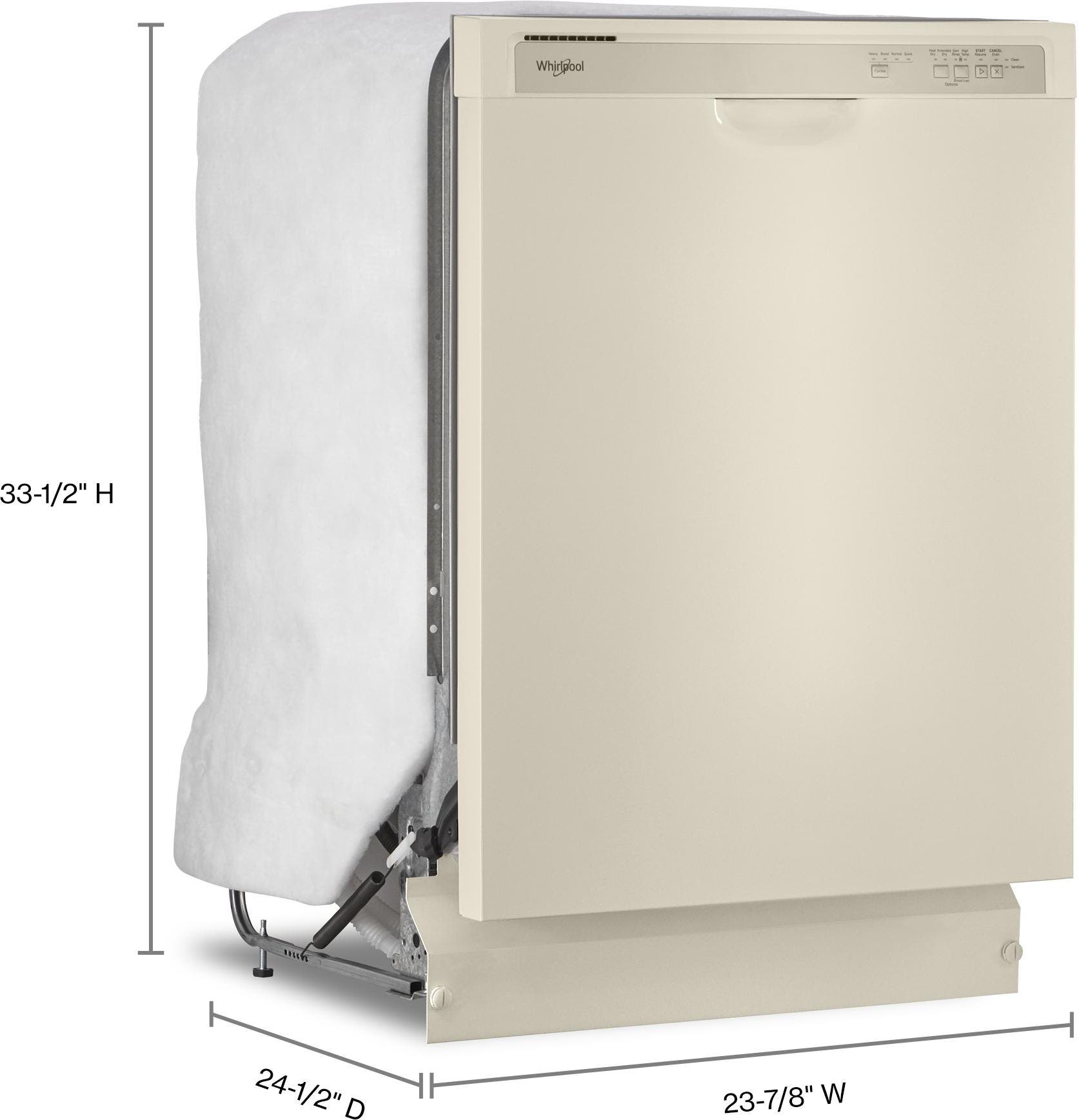 Whirlpool WDF341PAPT Biscuit
