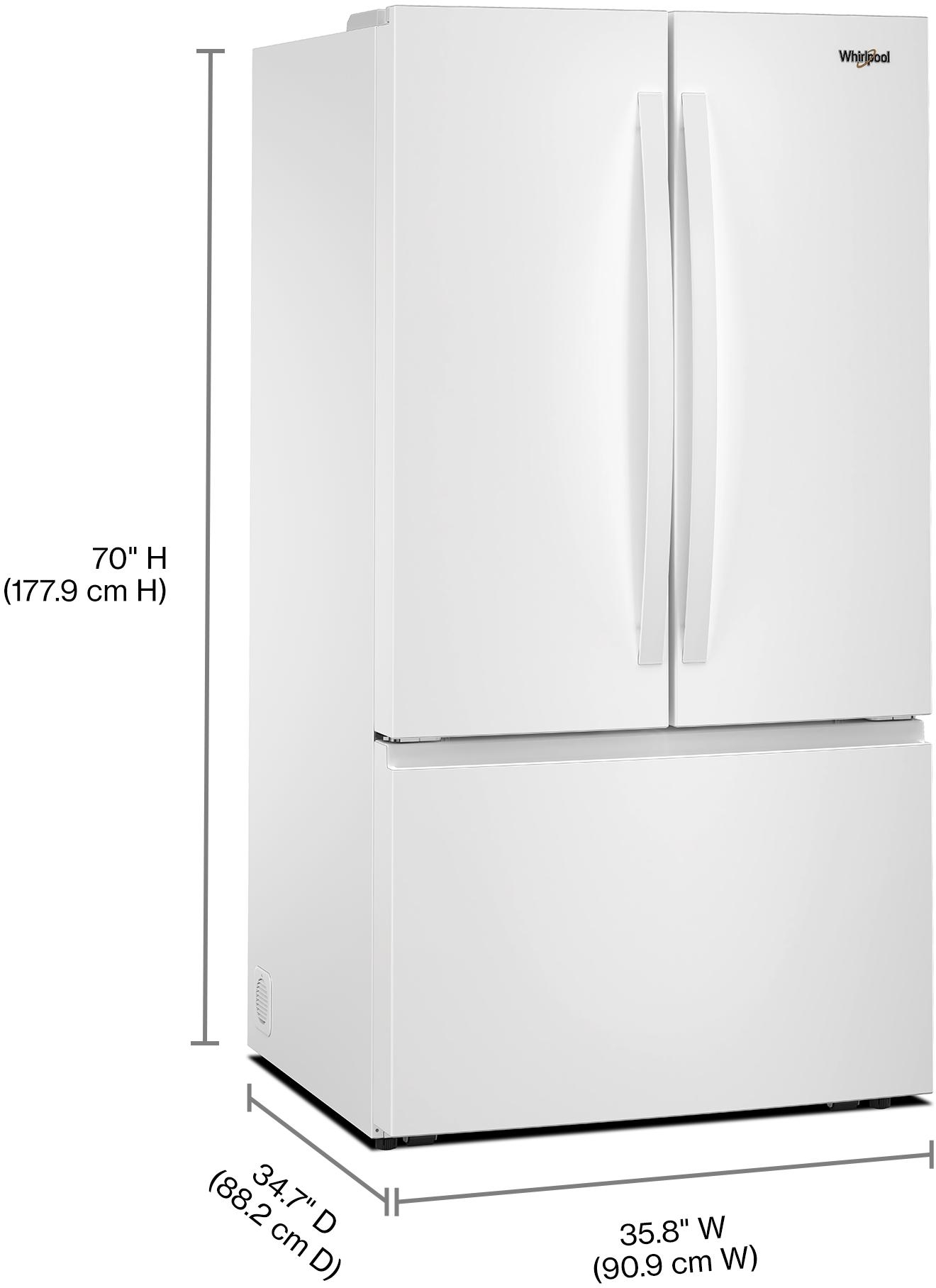 Whirlpool WRFF3136SW White