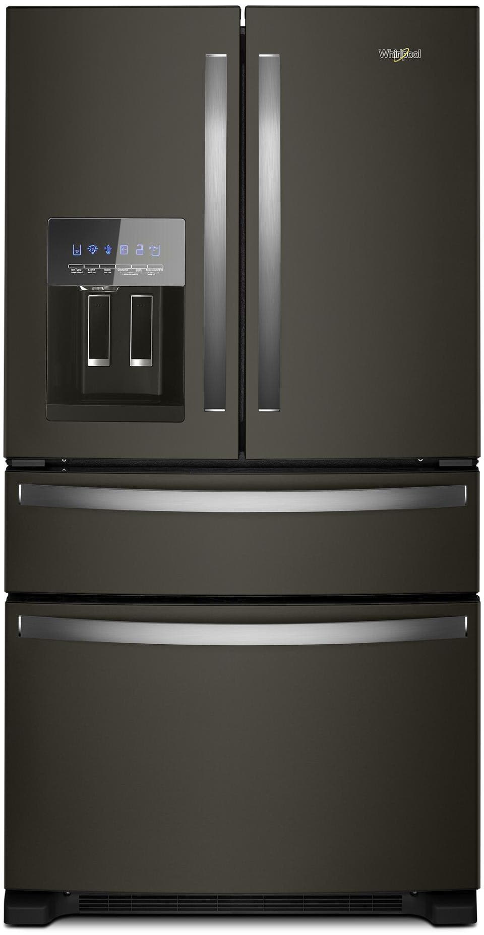 Whirlpool WRMF3636RV Fingerprint-Resistant Black Stainless Steel