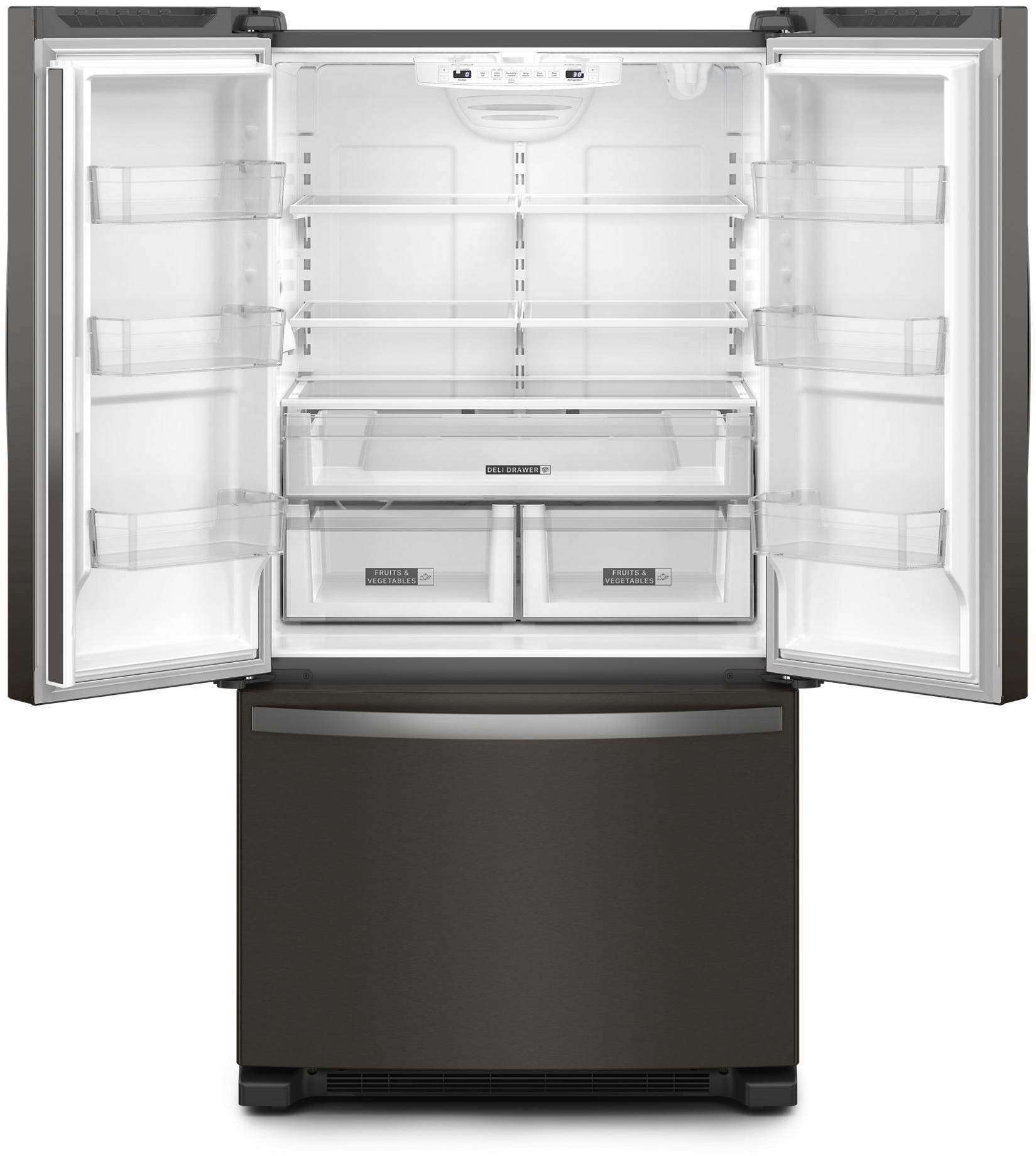 Whirlpool WRFF3236RV Fingerprint-Resistant Black Stainless Steel