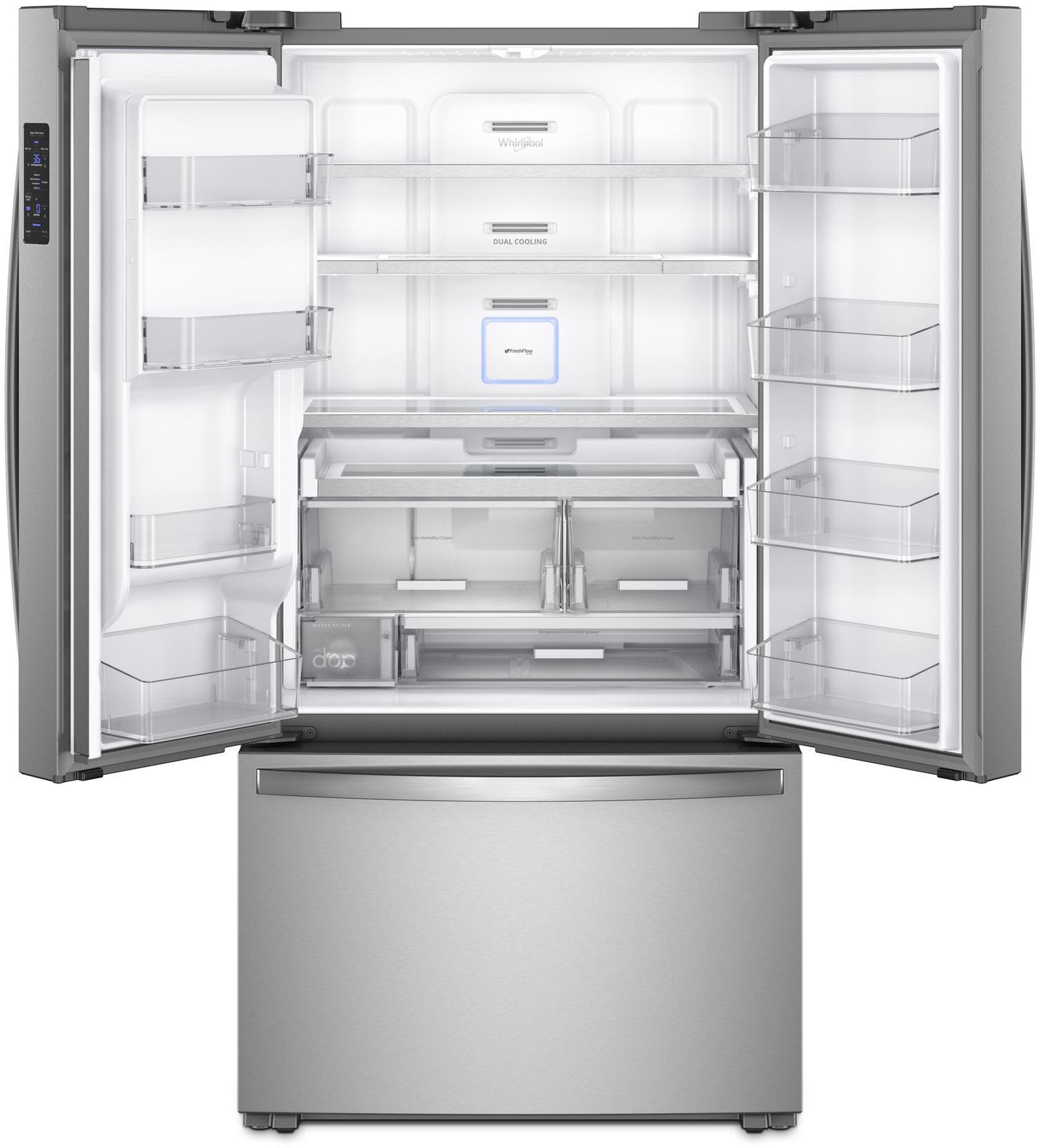Whirlpool WRFC9636RZ Fingerprint-Resistant Stainless Steel