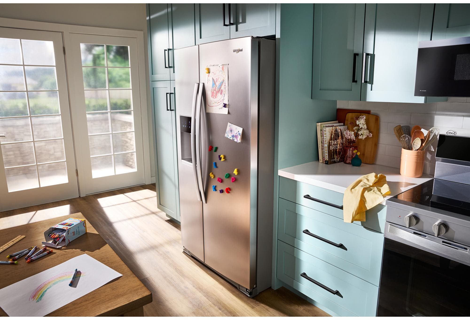 Whirlpool WRSF6536RZ Fingerprint-Resistant Stainless Steel
