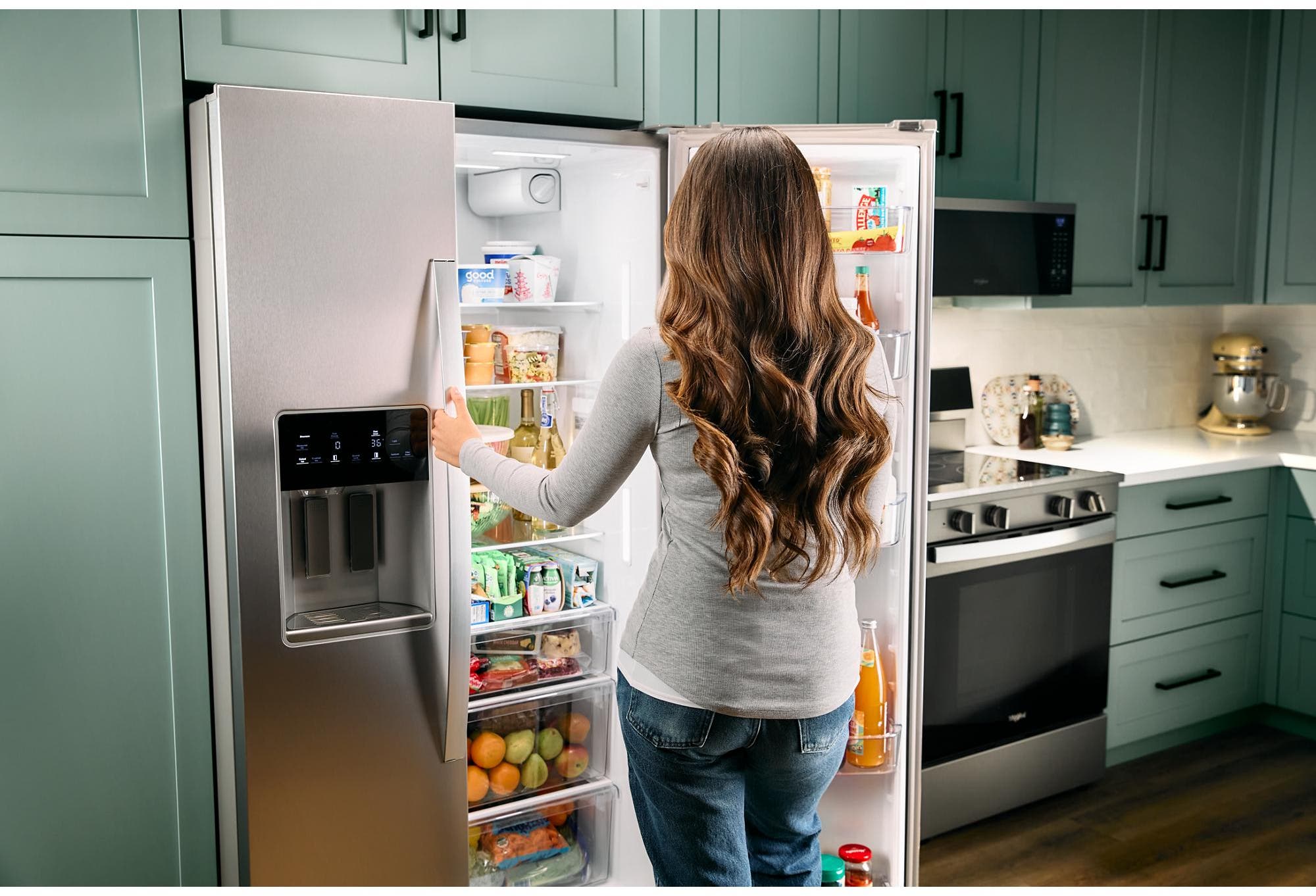 Whirlpool WRSC6536RZ Fingerprint-Resistant Stainless Steel