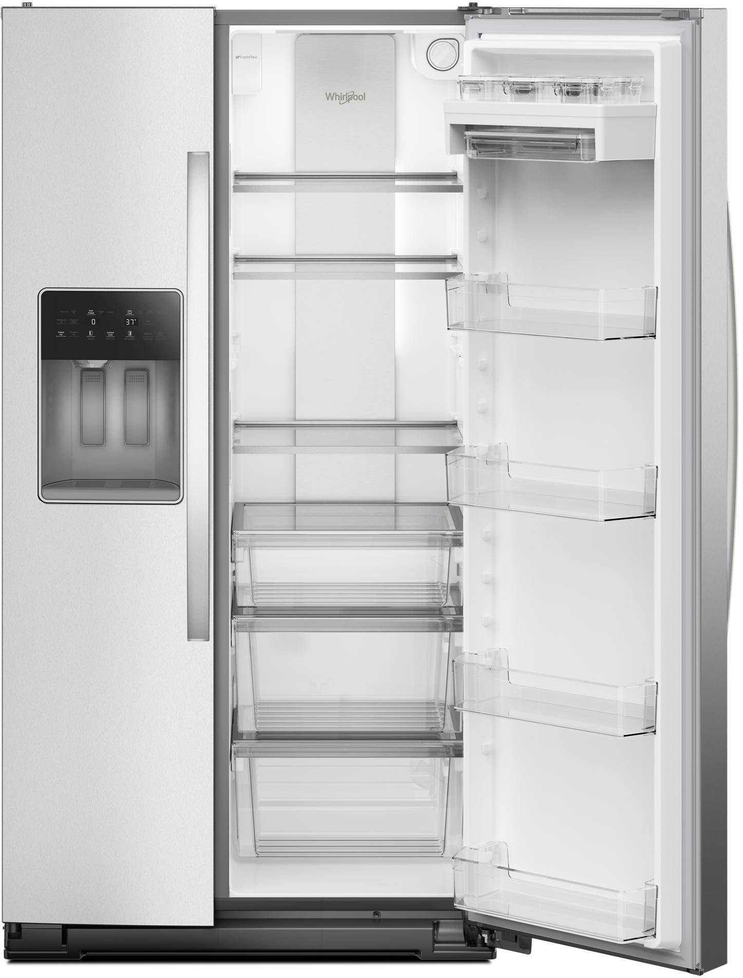 Whirlpool WRSC6536RZ Fingerprint-Resistant Stainless Steel