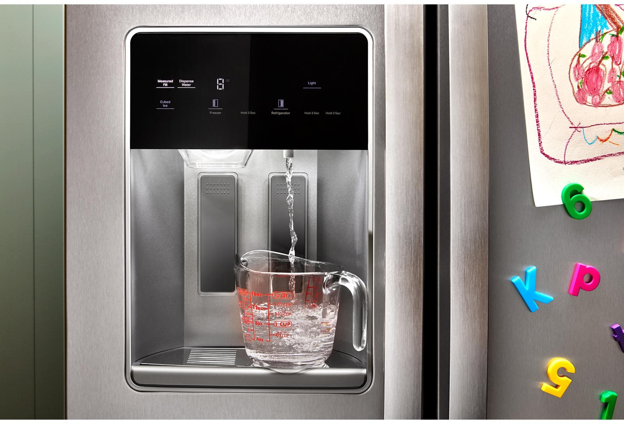 Whirlpool WRSF5536RZ Fingerprint-Resistant Stainless Steel