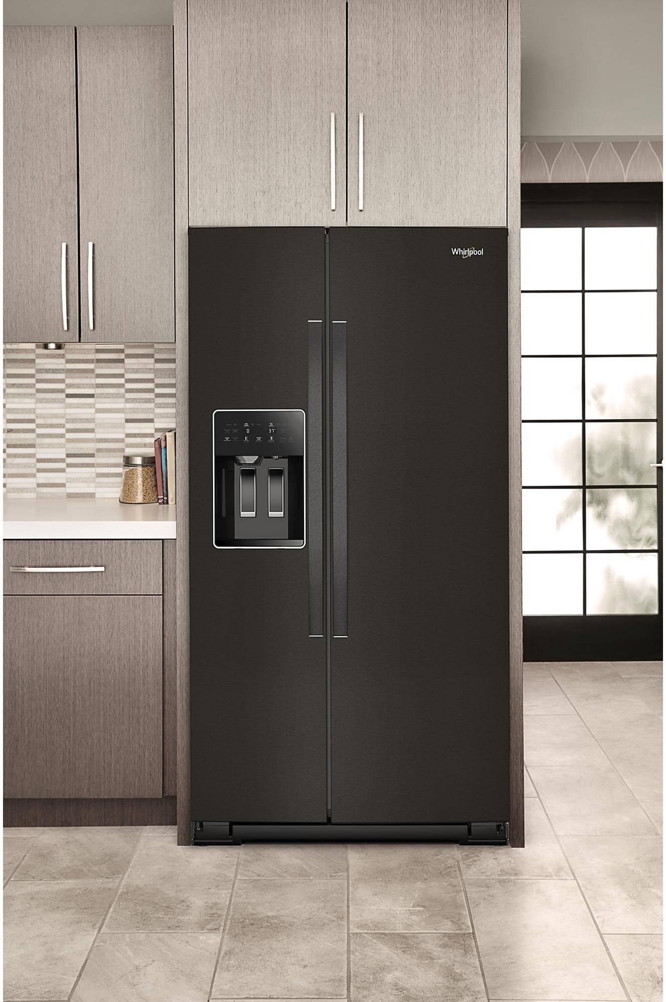 Whirlpool WRSC5536RV Fingerprint-Resistant Black Stainless Steel
