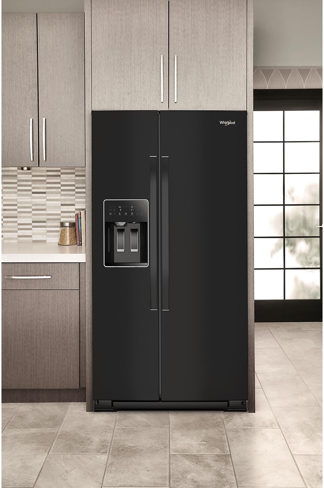 Whirlpool WRSF5536RB 36 Inch Freestanding Side by Side