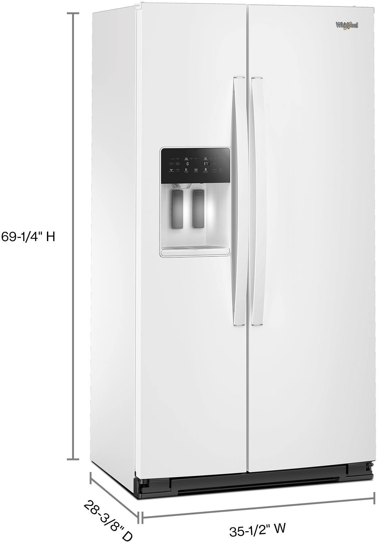 Whirlpool WRSC5536RW 36-inch Wide Side-by-Side Refrigerator - 21