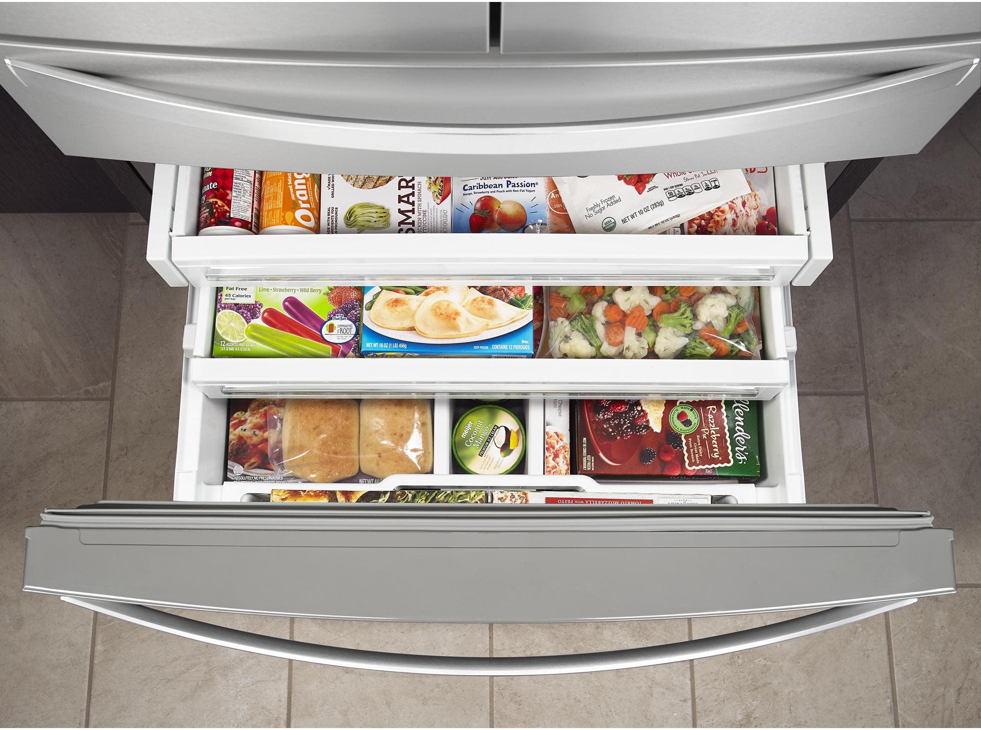 Whirlpool WRMF7736PZ Fingerprint-Resistant Stainless Steel