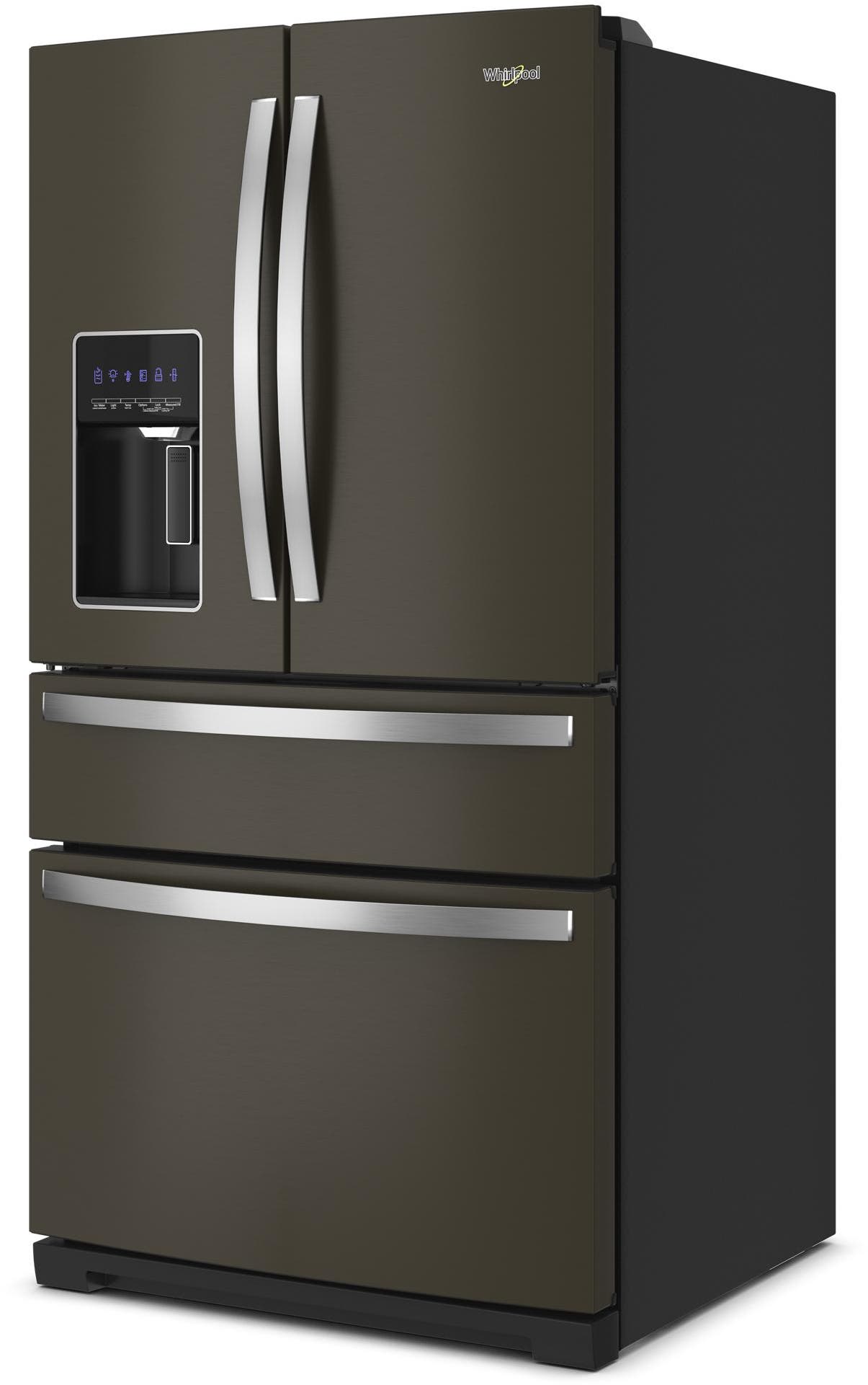 Whirlpool WRMF7736PV Fingerprint Resistant Black Stainless Steel