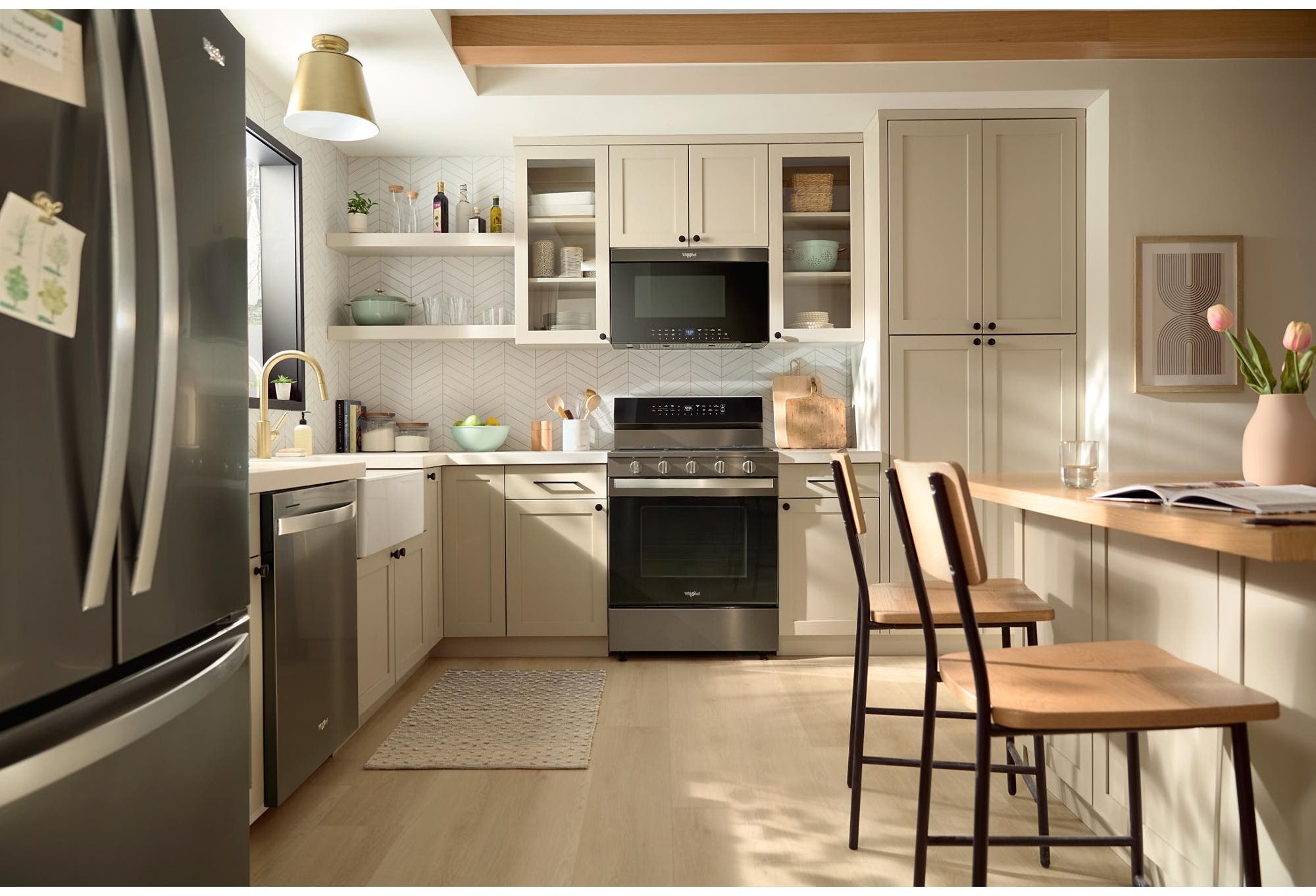 Whirlpool WRMF7736PV Fingerprint Resistant Black Stainless Steel