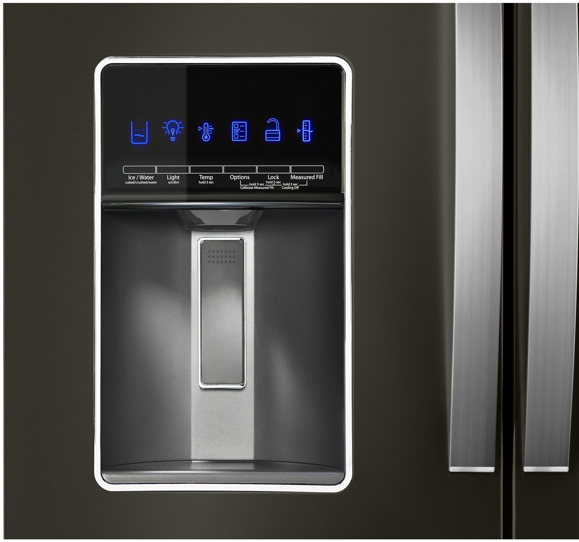 Whirlpool WRMF7736PV Fingerprint Resistant Black Stainless Steel