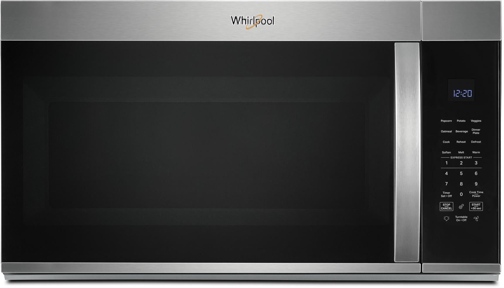 Whirlpool WMMS3330RZ 1.9 Cu. Ft. Capacity Microwave: Stainless