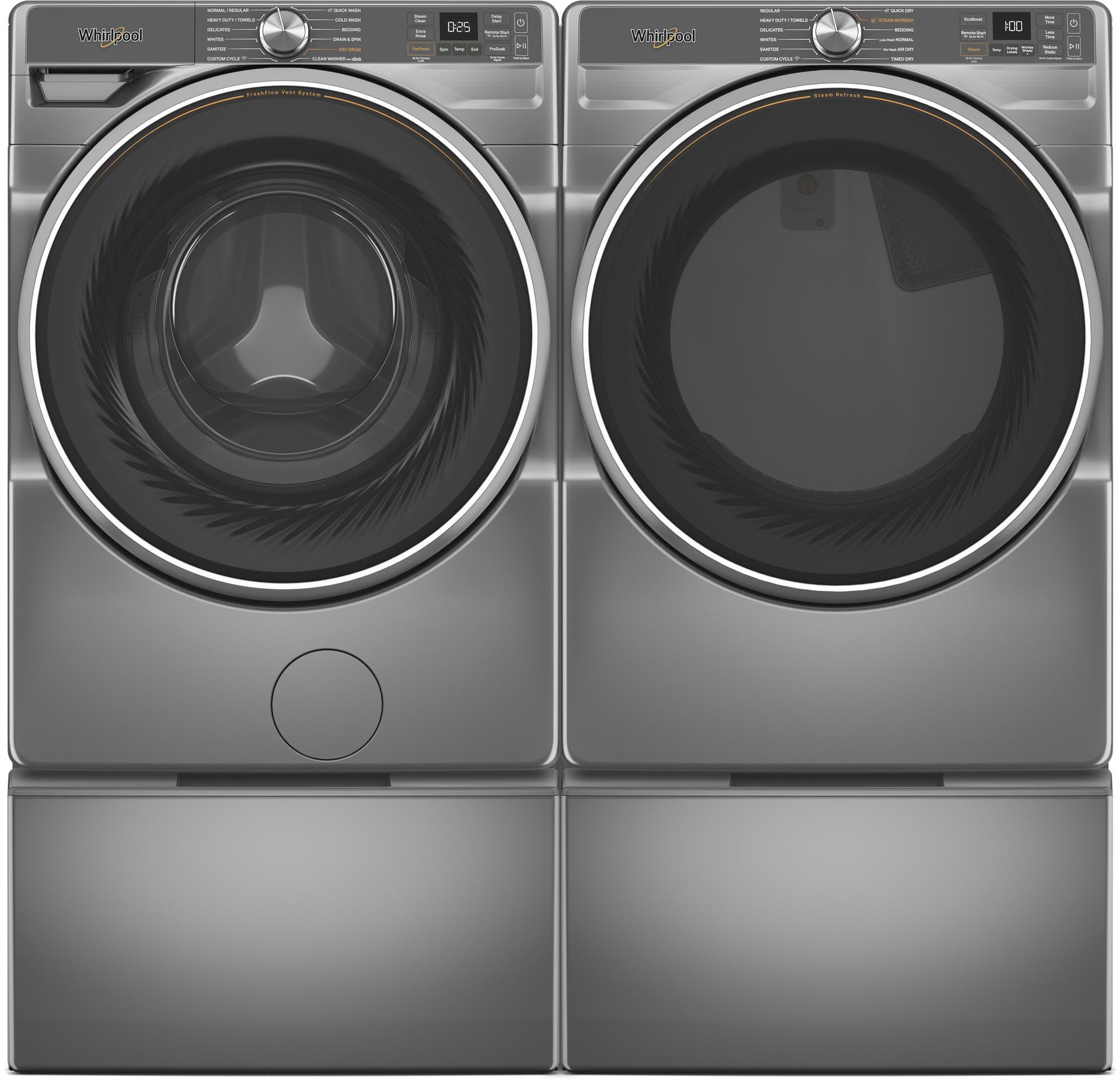 Whirlpool WFP2715RR Radiant Silver