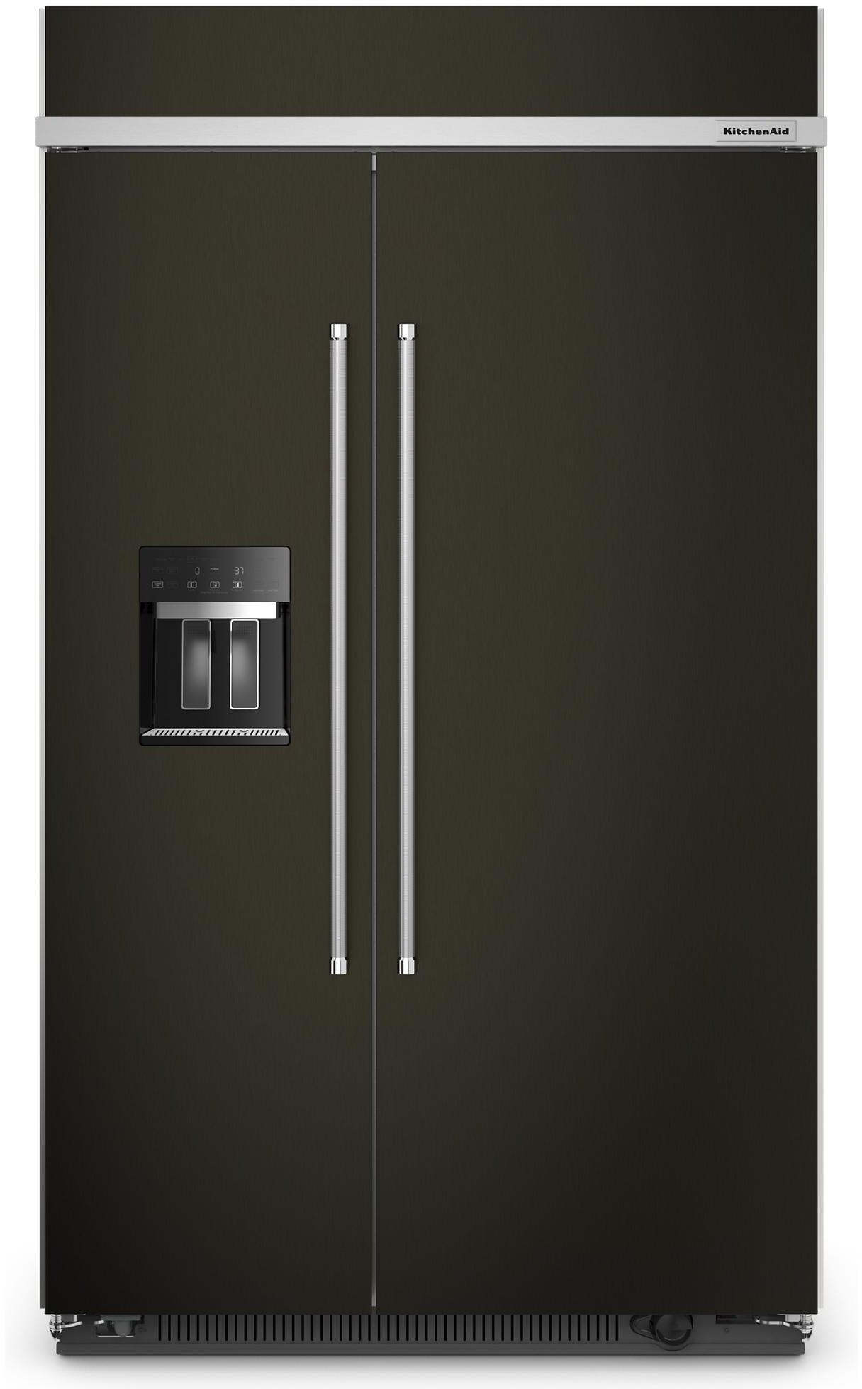 KitchenAid KBSD708MBS 48 Inch Built-In Side-by-Side Refrigerator