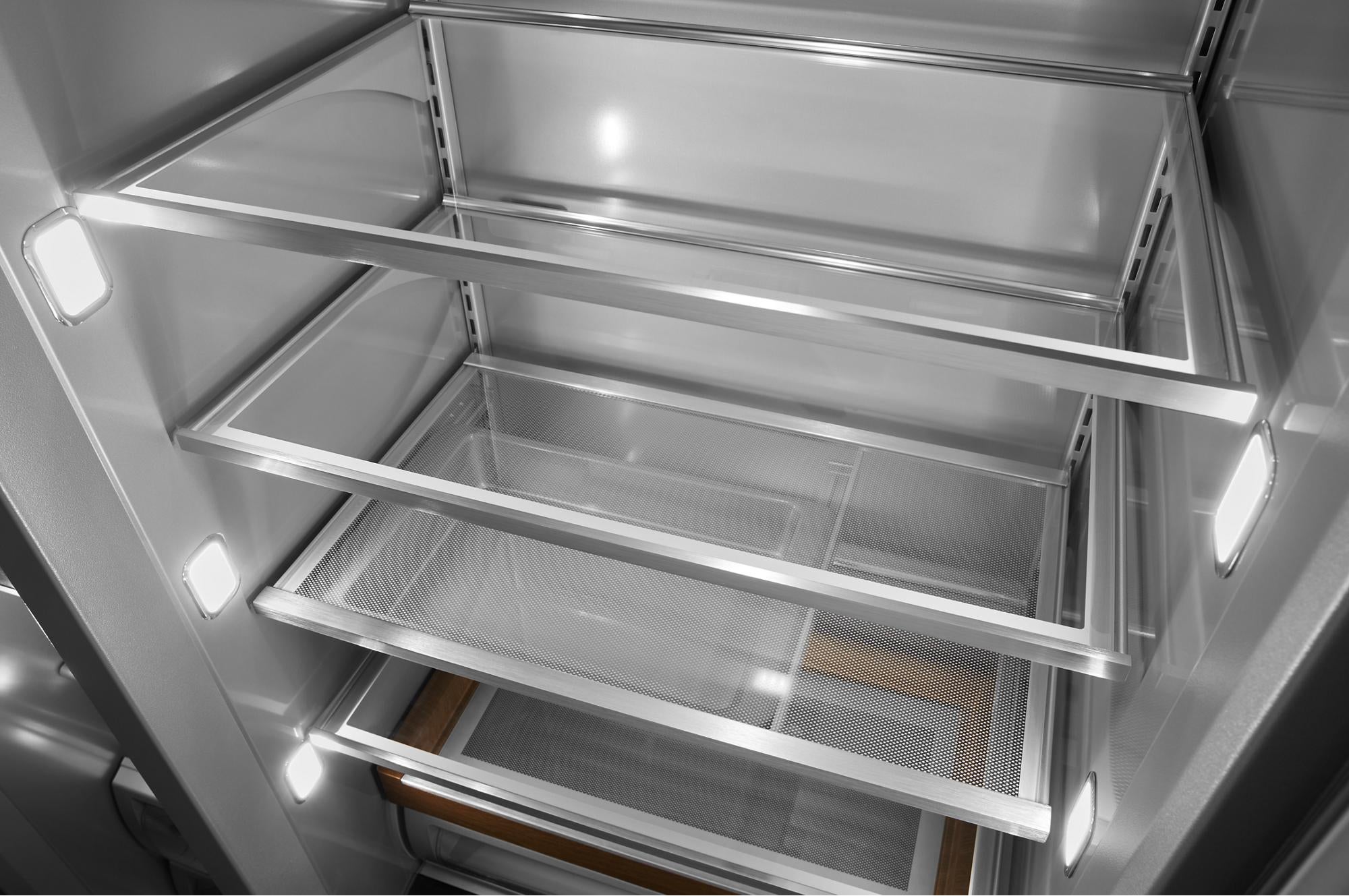 プレストーマン KitchenAid KBSN702MPS 42 Inch Built-In Side by Side Refrigerator