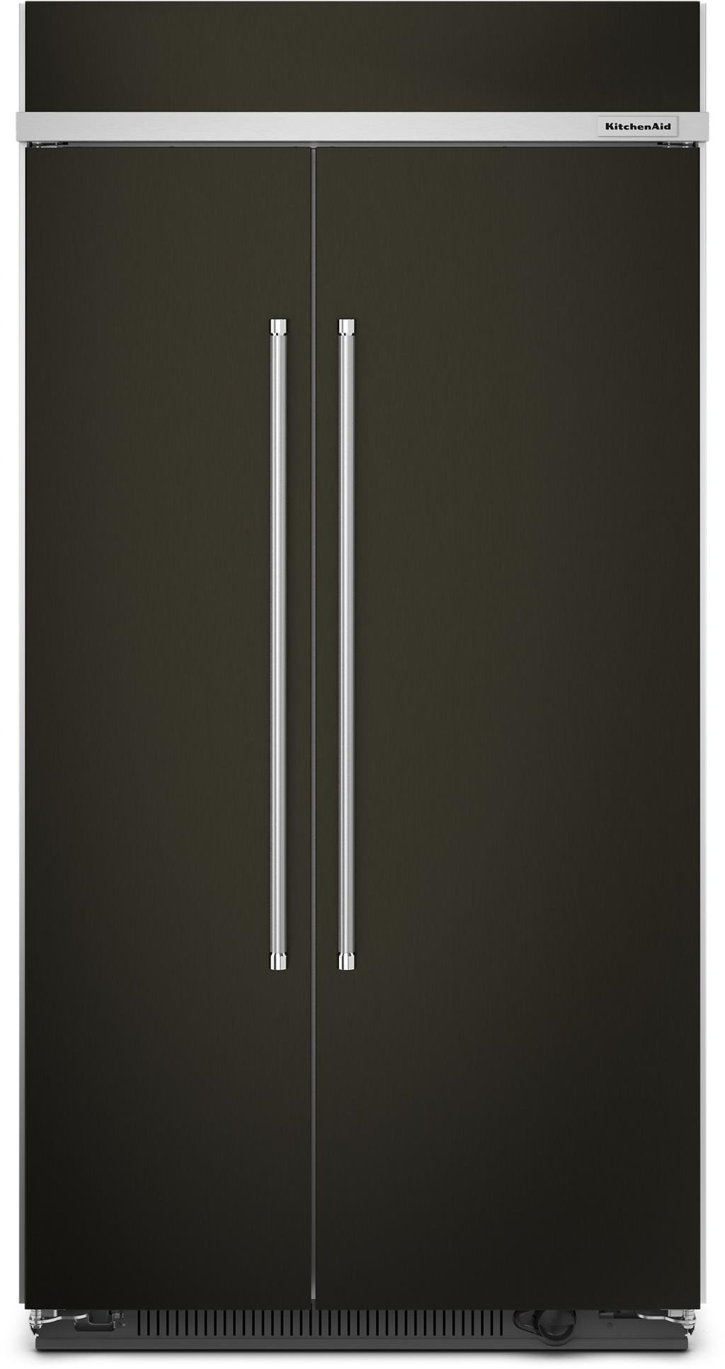 KitchenAid KBSN702MBS 42 Inch Built-In Side by Side Refrigerator