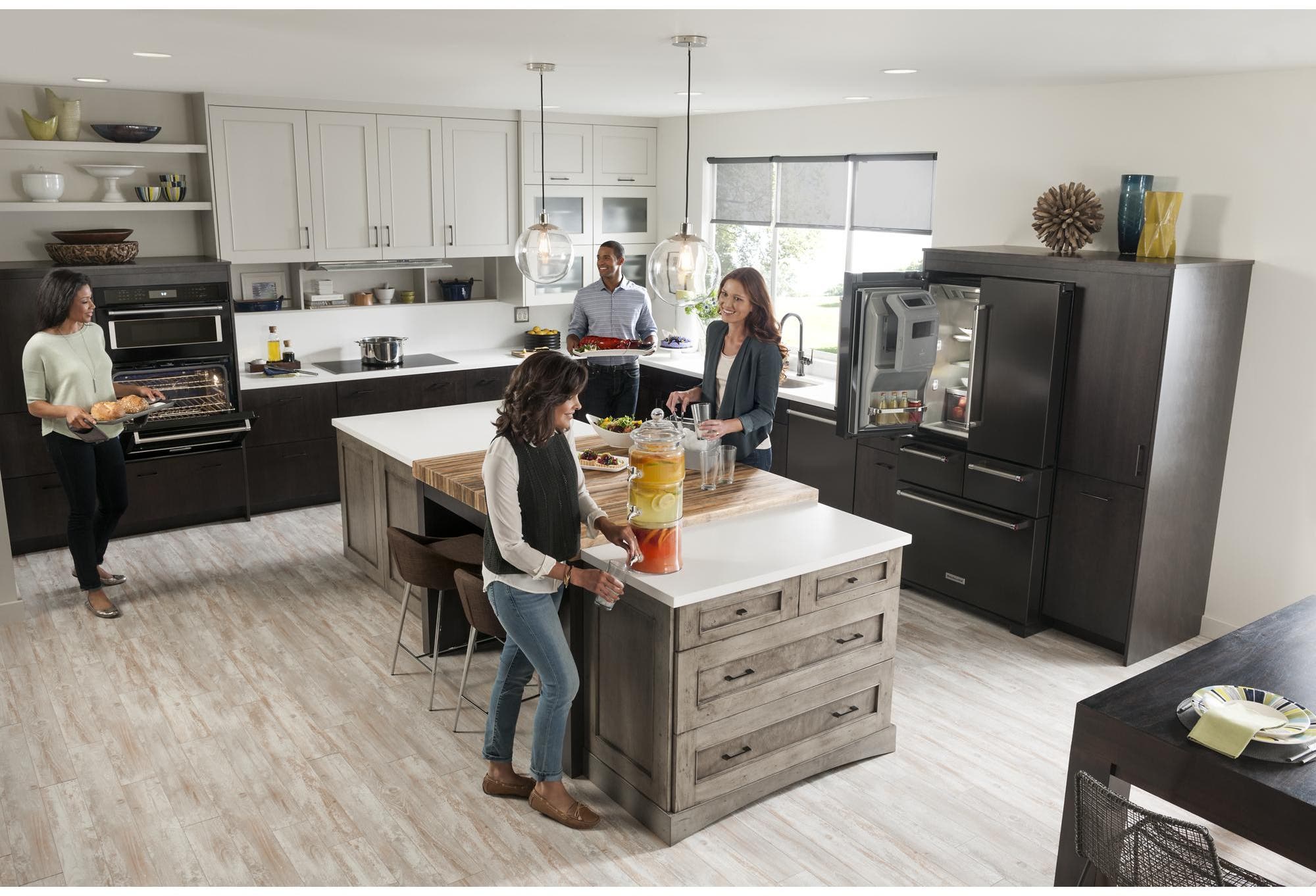 KitchenAid KRMF706EBS Black Stainless Steel, Print Shield
