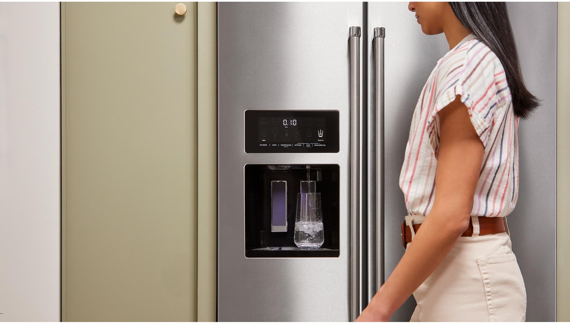 KitchenAid KRSF705HPS 36 Inch Side-by-Side Refrigerator Stainless