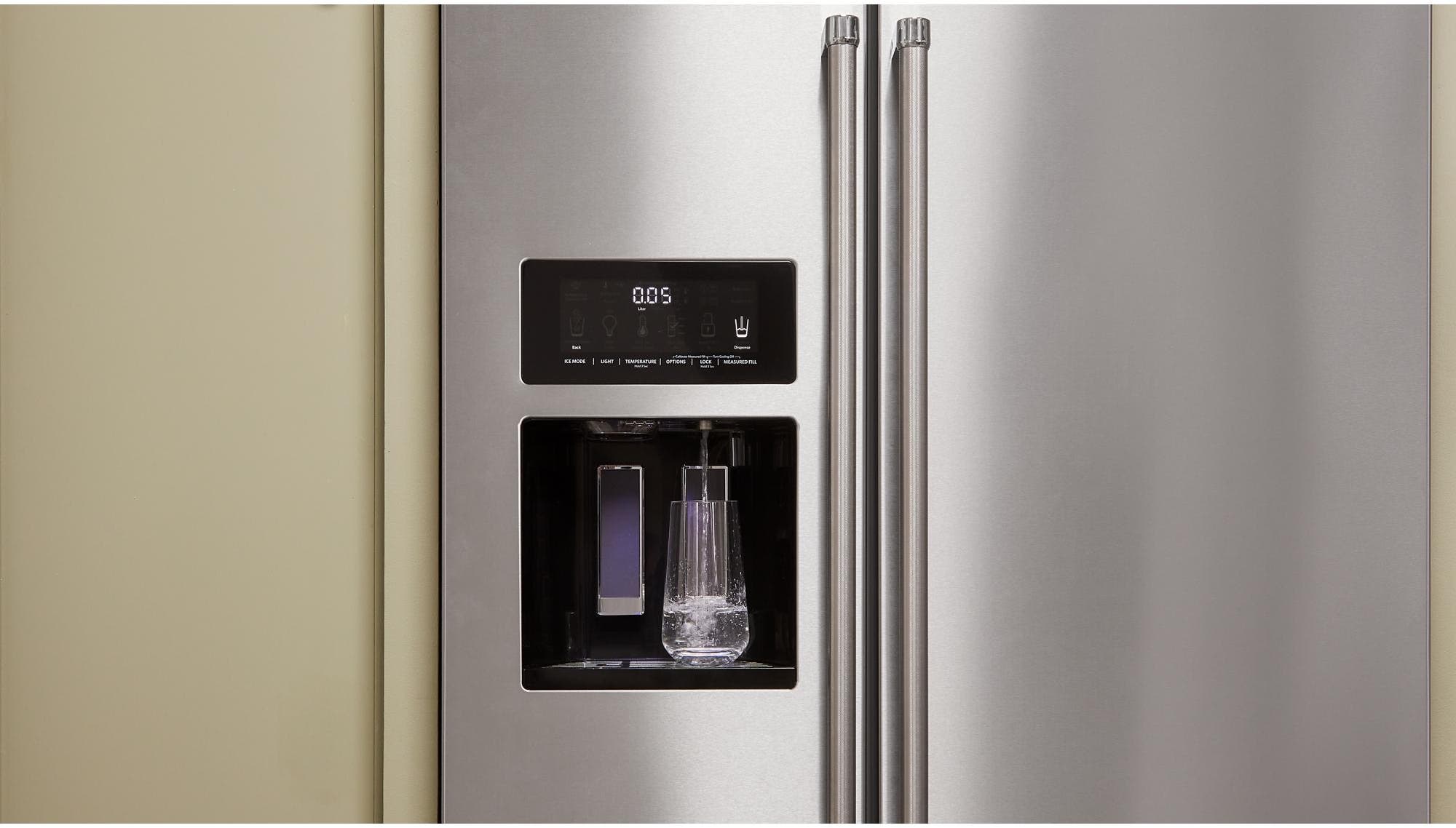 KitchenAid KRSF705HBS Black Stainless Steel, Print Shield