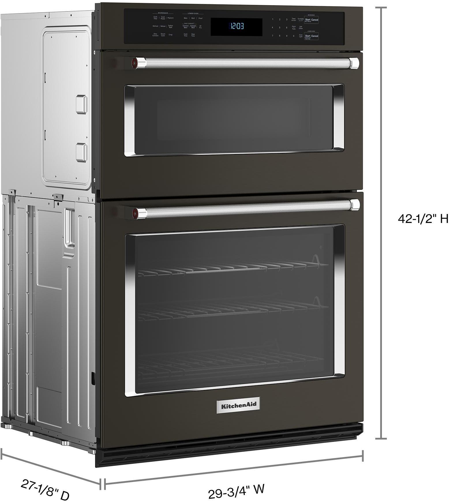 KitchenAid KOEC530PBS Black Stainless Steel