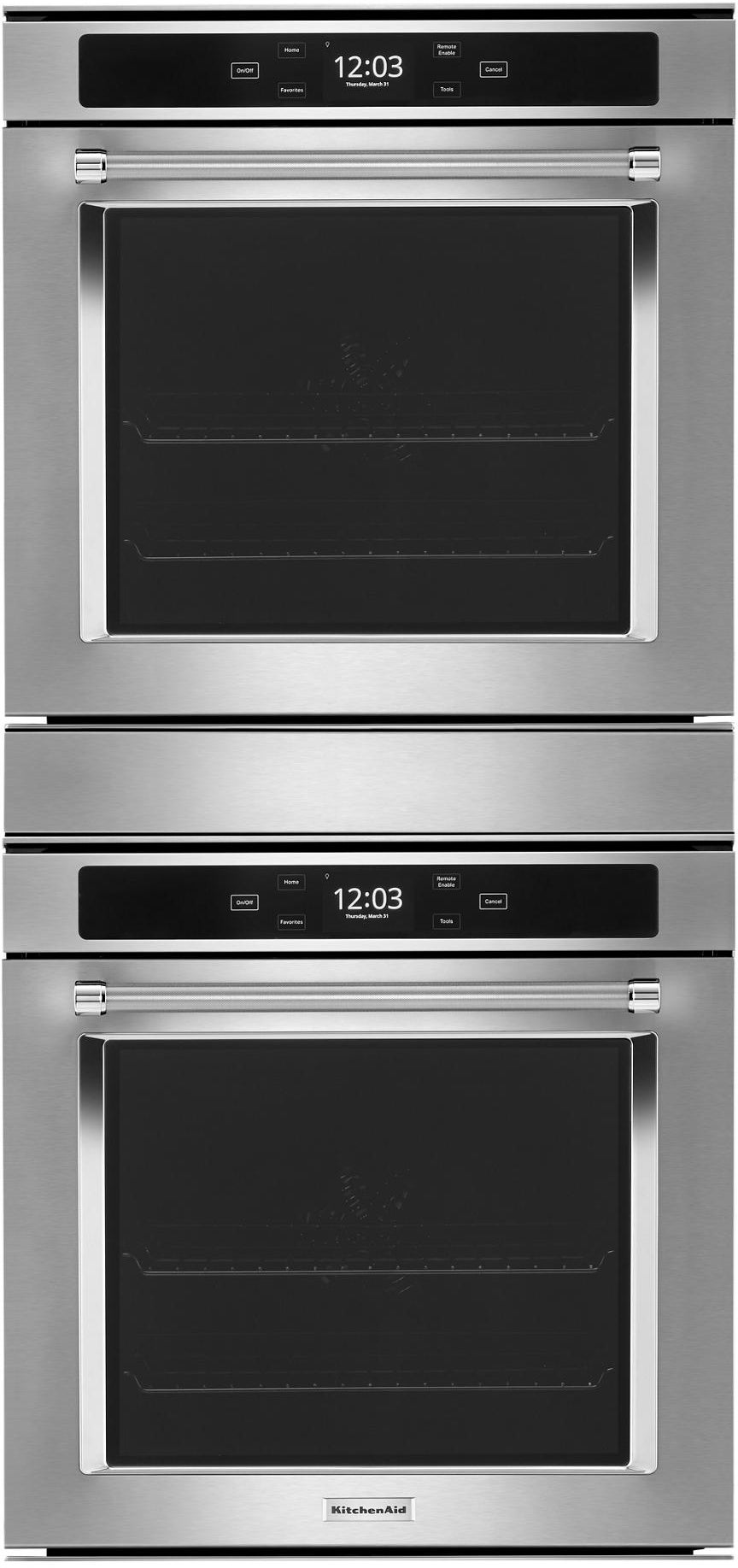 KitchenAid KODC504PPS 24 Inch Double Convection Smart Electric
