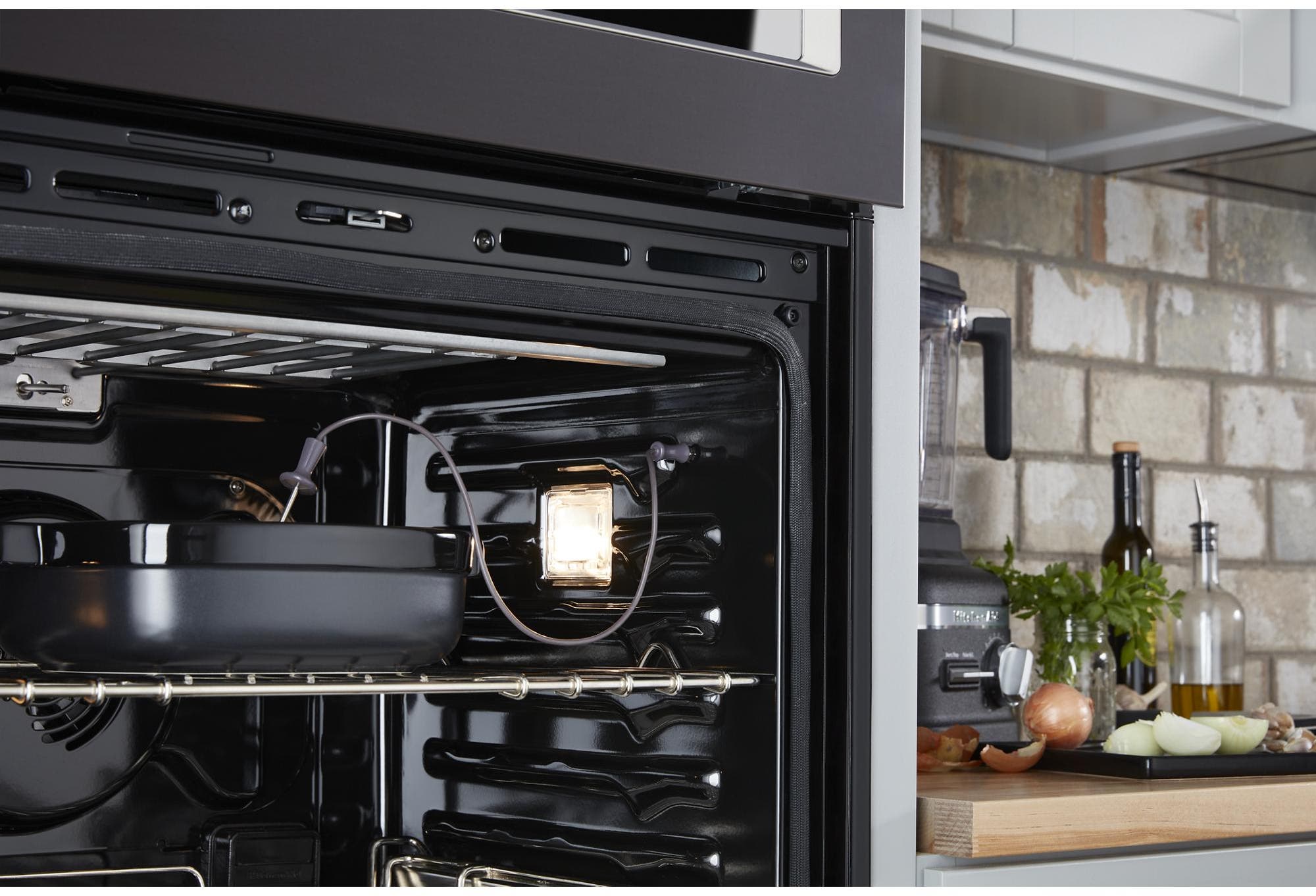 KitchenAid KOCE900HBS Black Stainless Steel, Printshield Finish