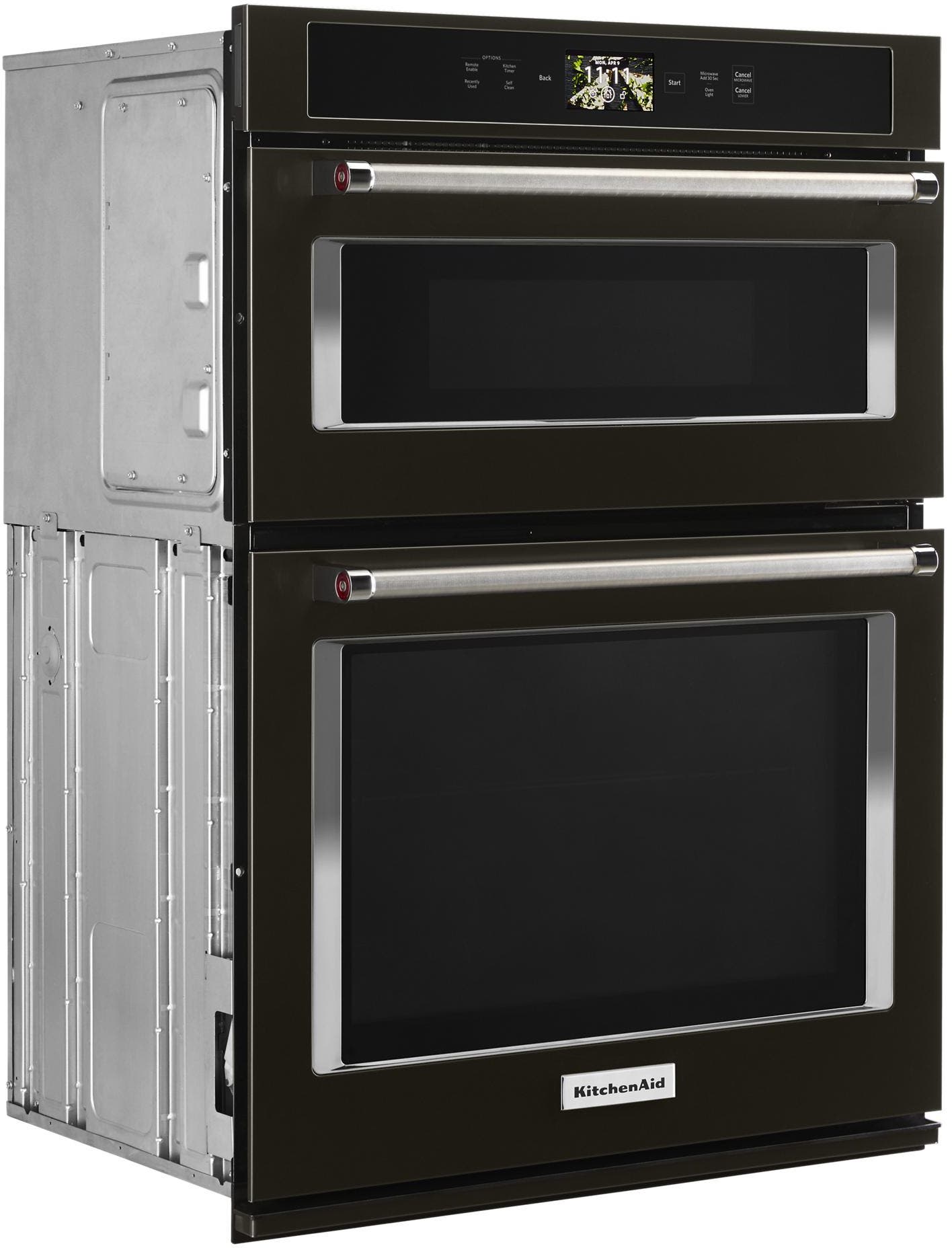 KitchenAid KOCE900HBS Black Stainless Steel, Printshield Finish