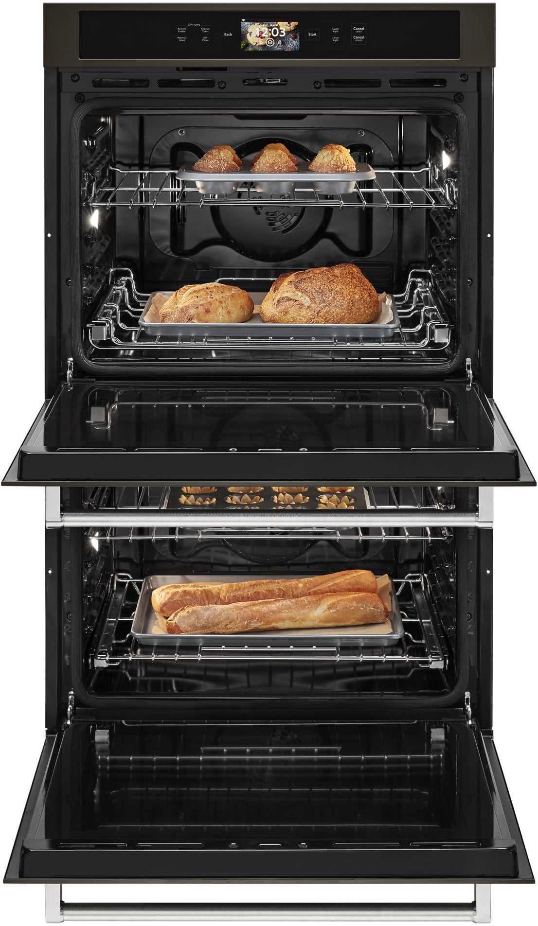 KitchenAid KODE900HBS 30 Inch Built-In Double Electric Convection