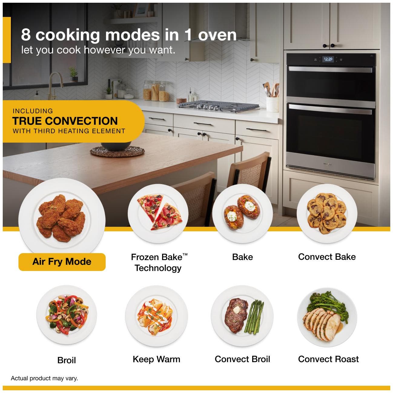 Whirlpool WOEC7030PZ Fingerprint-Resistant Stainless Steel