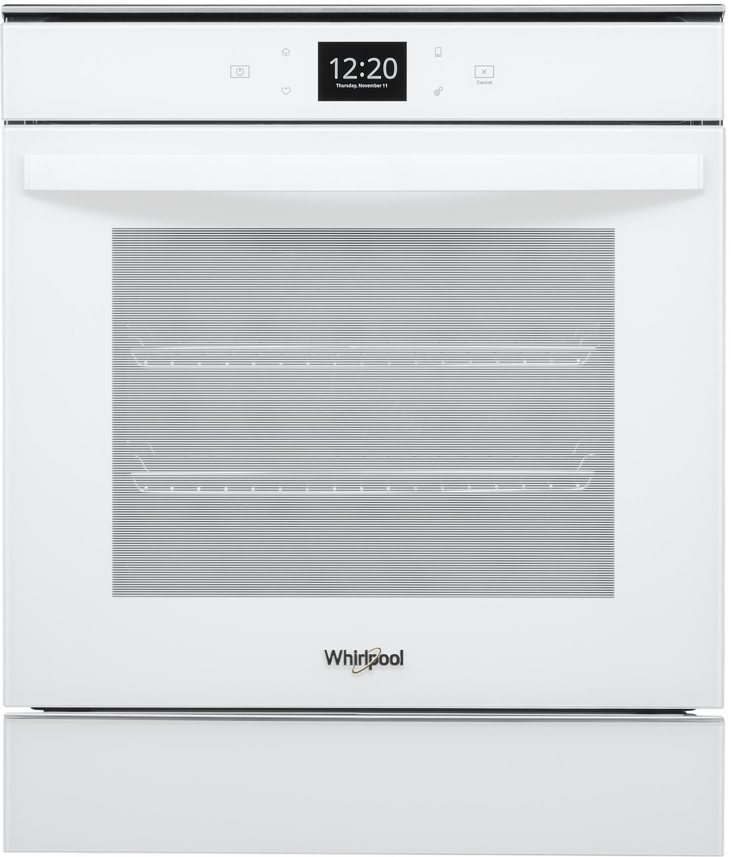 Whirlpool WOS52ES4MW 24 Inch Single Electric Smart Wall Oven White