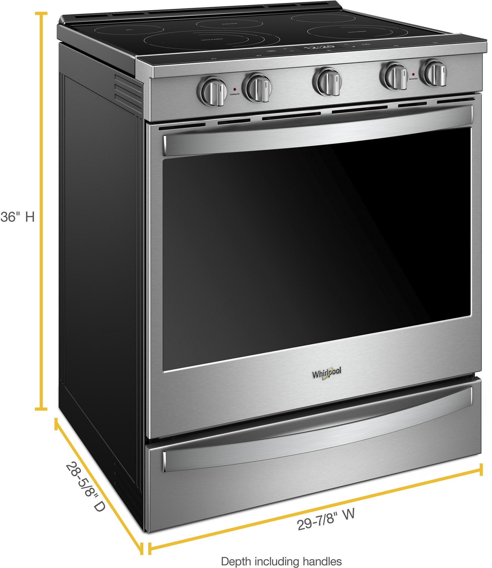 Whirlpool WEE750H0HZ Stainless Steel