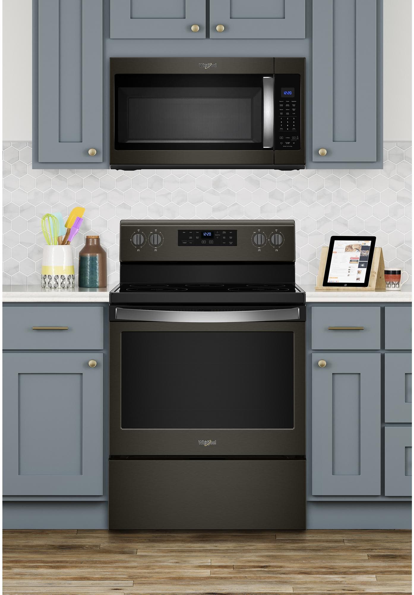 Whirlpool WMH32519HV Fingerprint Resistant Black Stainless Steel