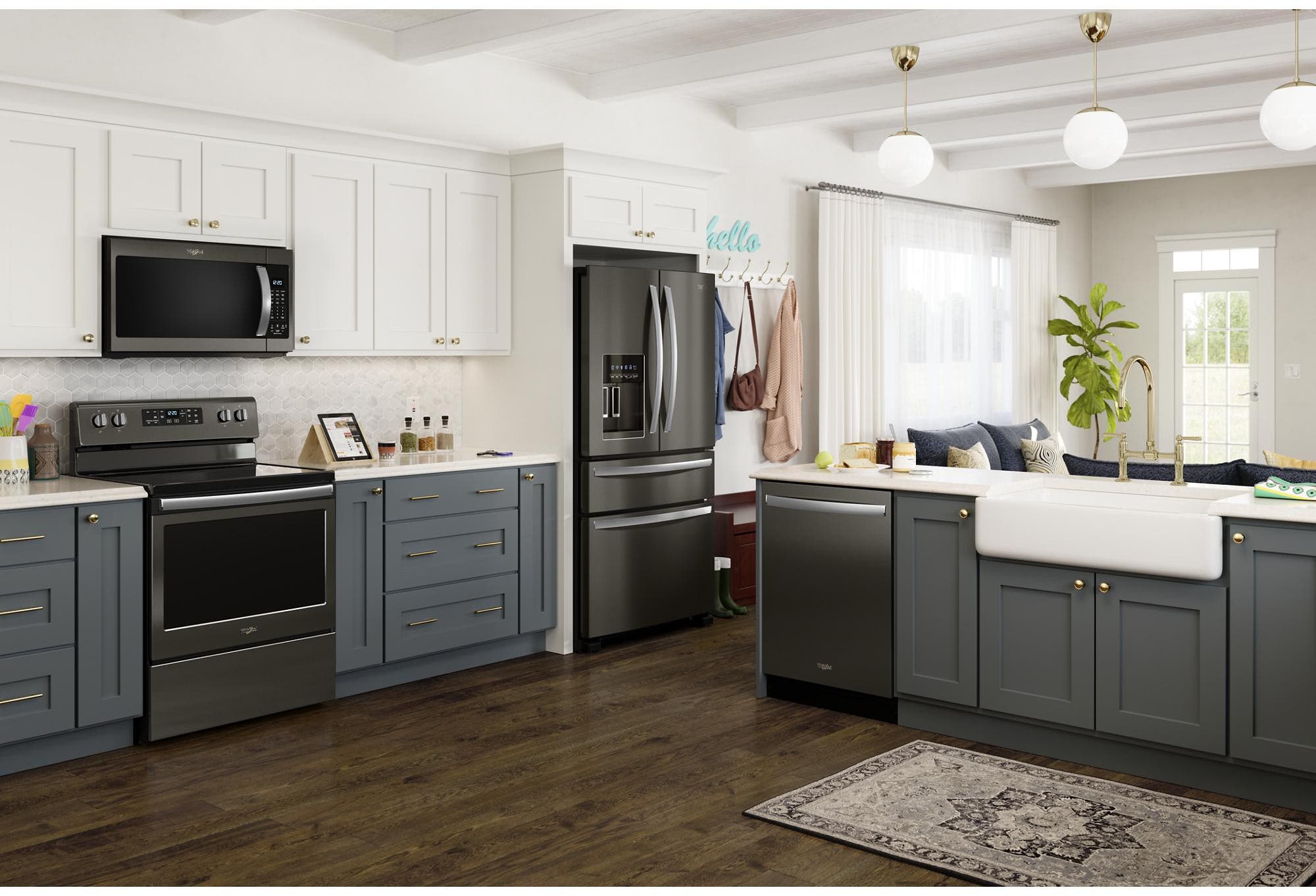 Whirlpool WMH32519HV Fingerprint Resistant Black Stainless Steel