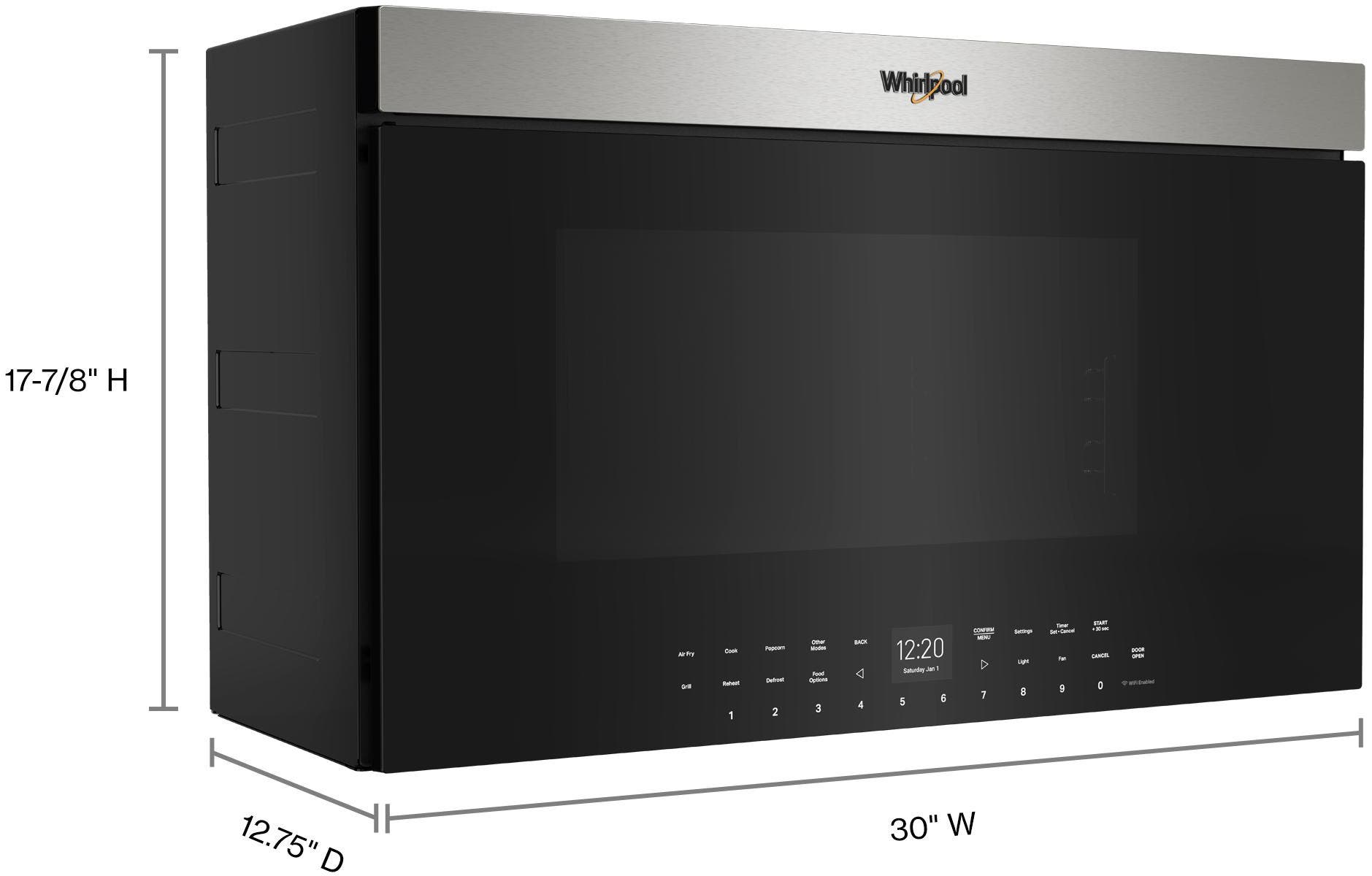Whirlpool WMMF7330RZ Fingerprint Resistant Stainless Steel